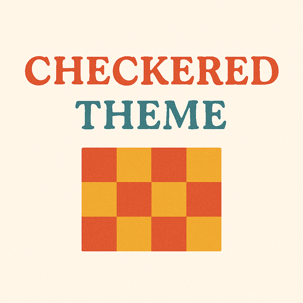 Checkered theme