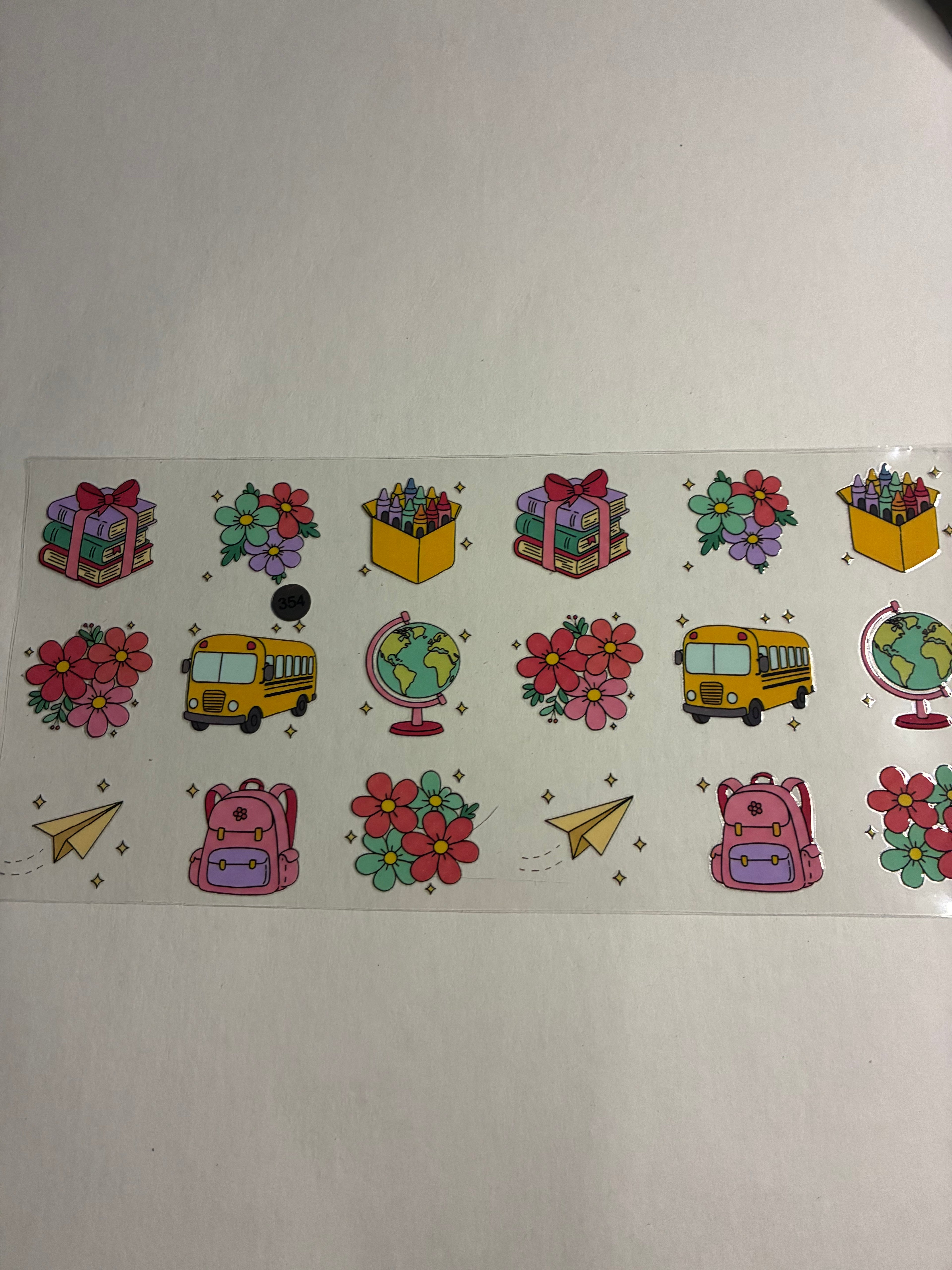 Cup wrap back to school #354