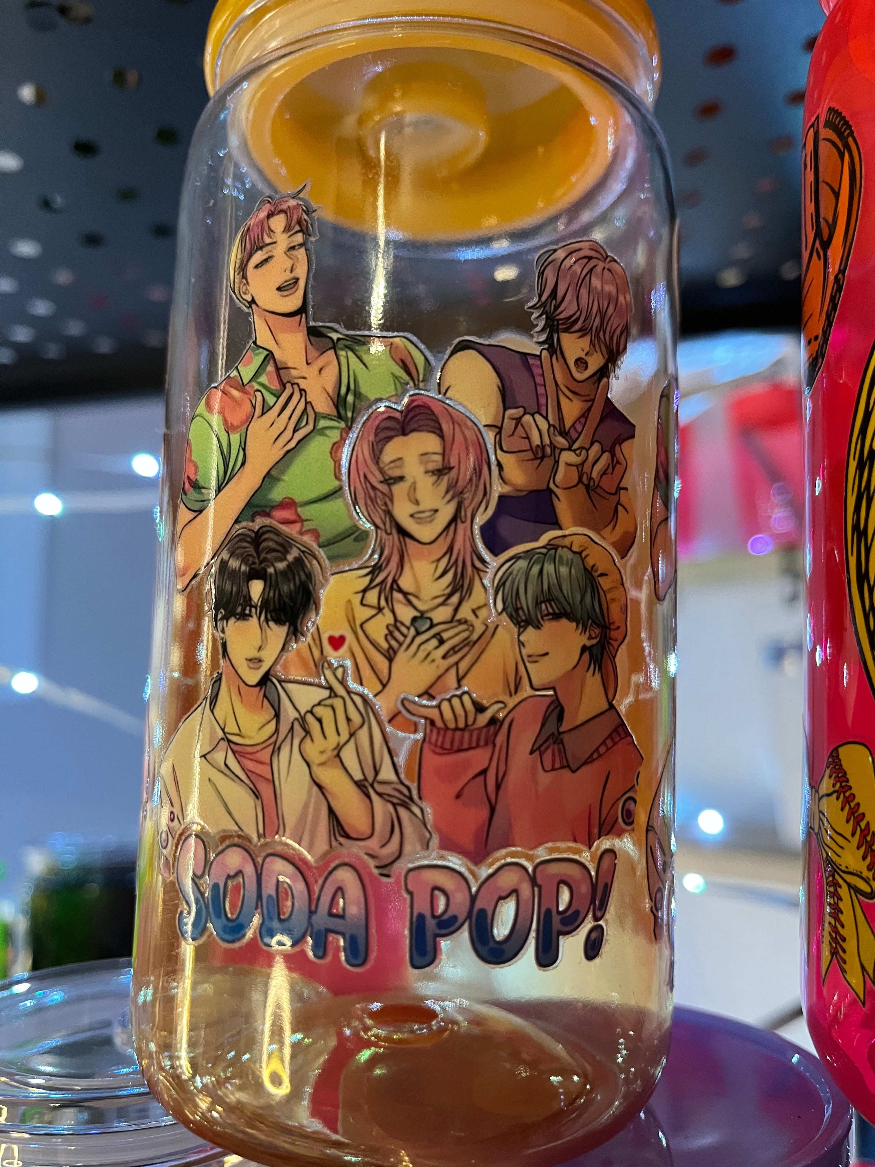 Soda pop plastic cup