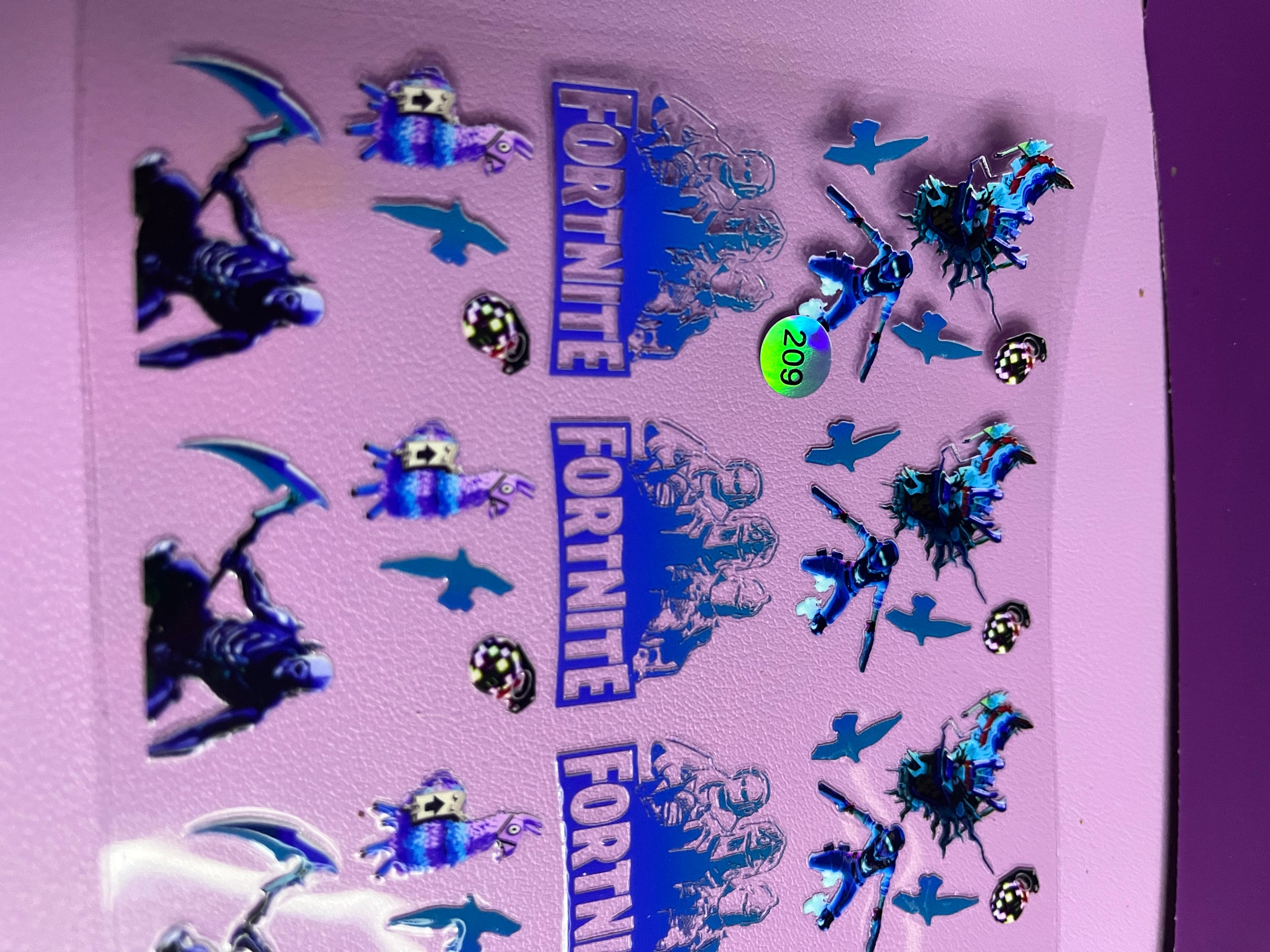 Fortnite blue pen wrap 209