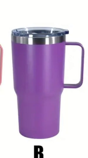 20oz purple stainless steel cup
