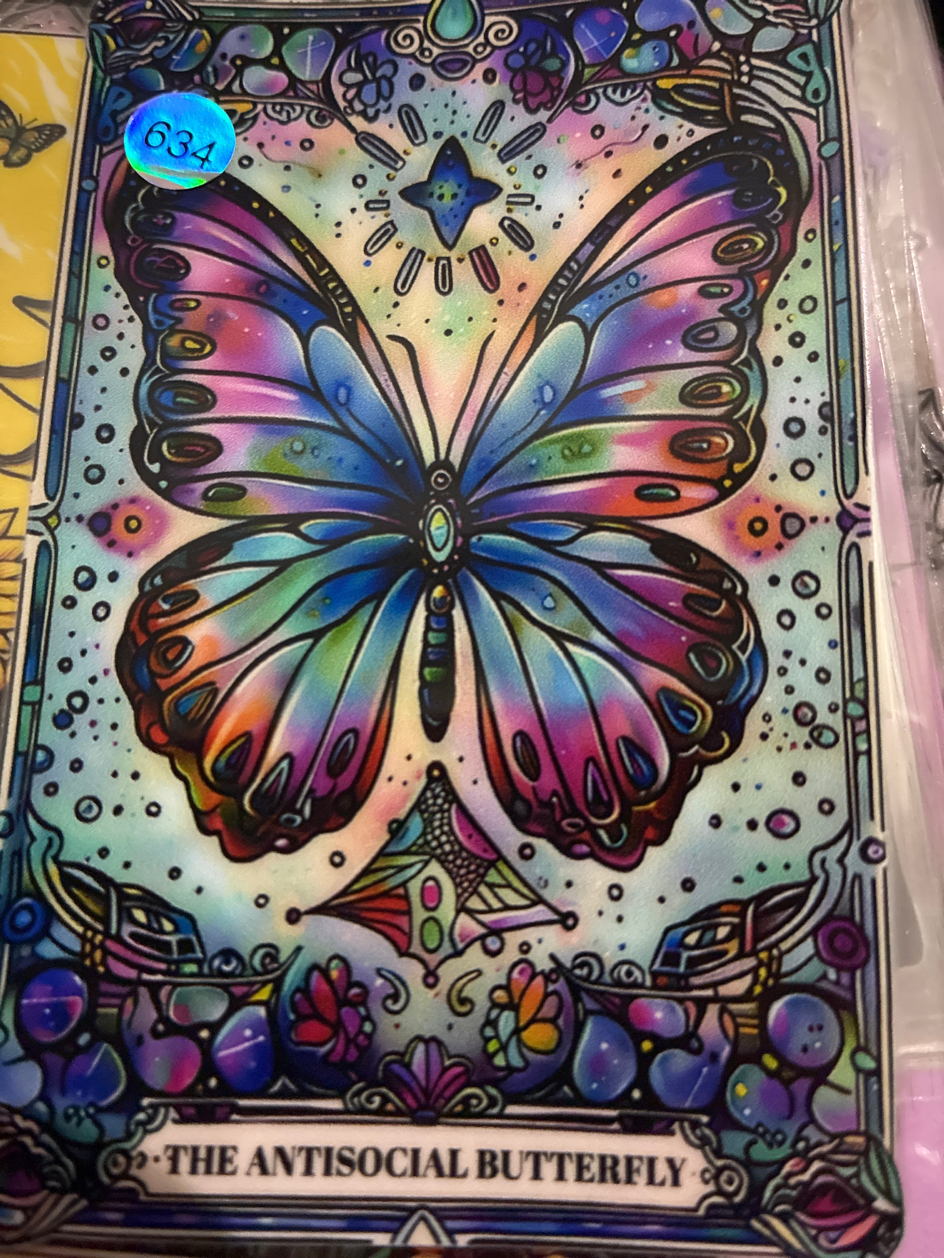 Tarot card the antisocial butterfly 634