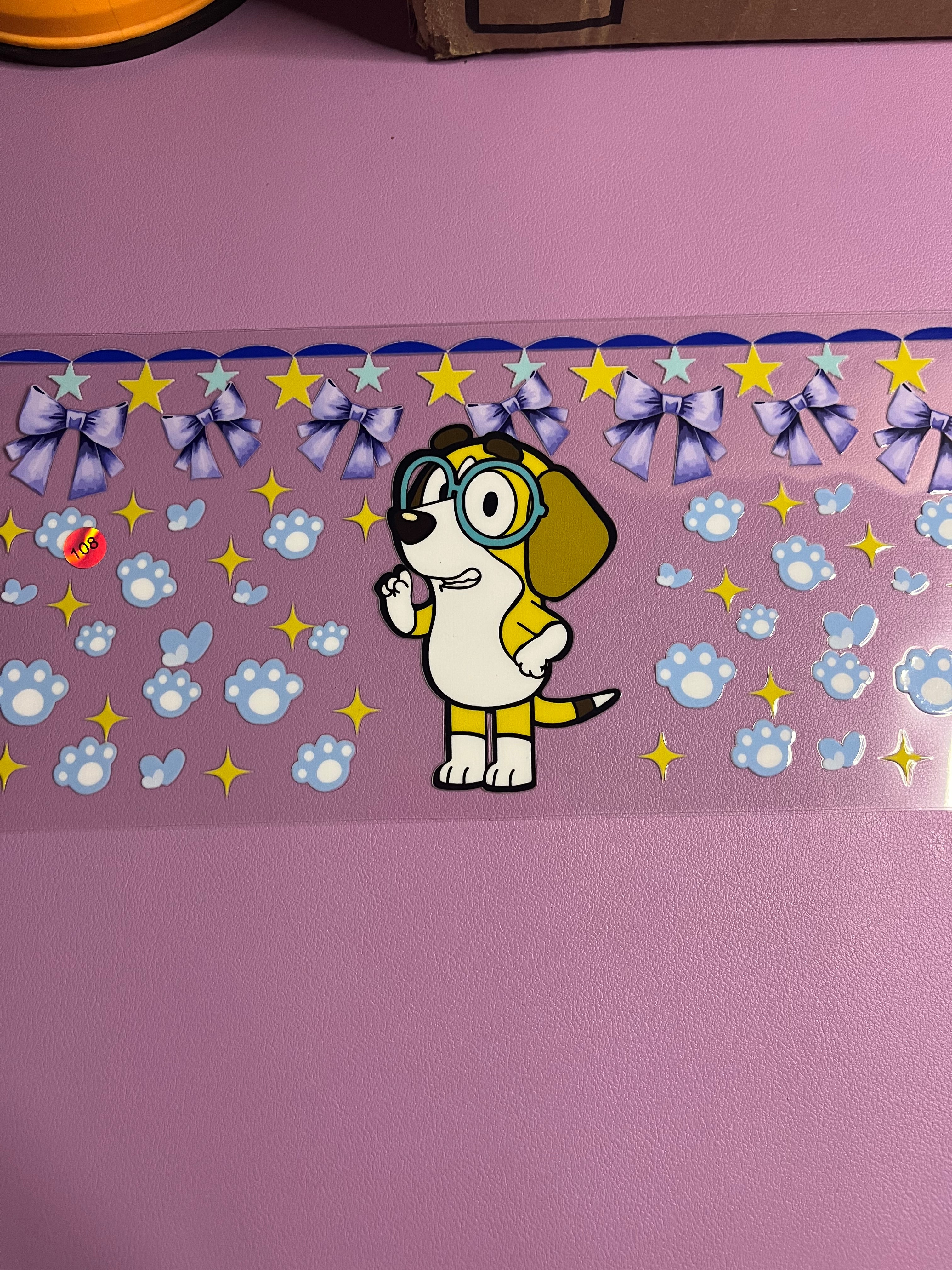 Cup wrap honey from bluey  #108