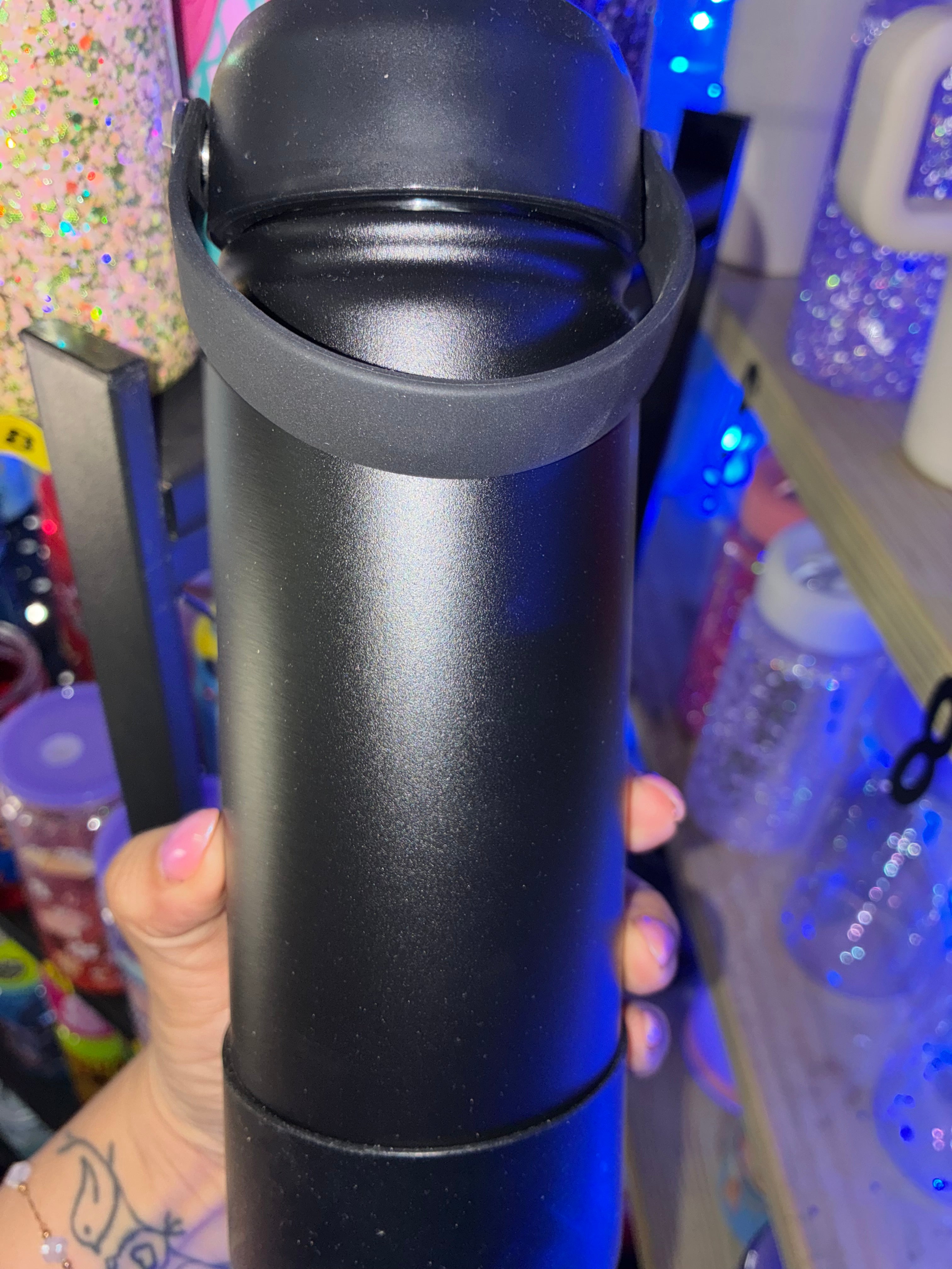 18oz waterbottle black