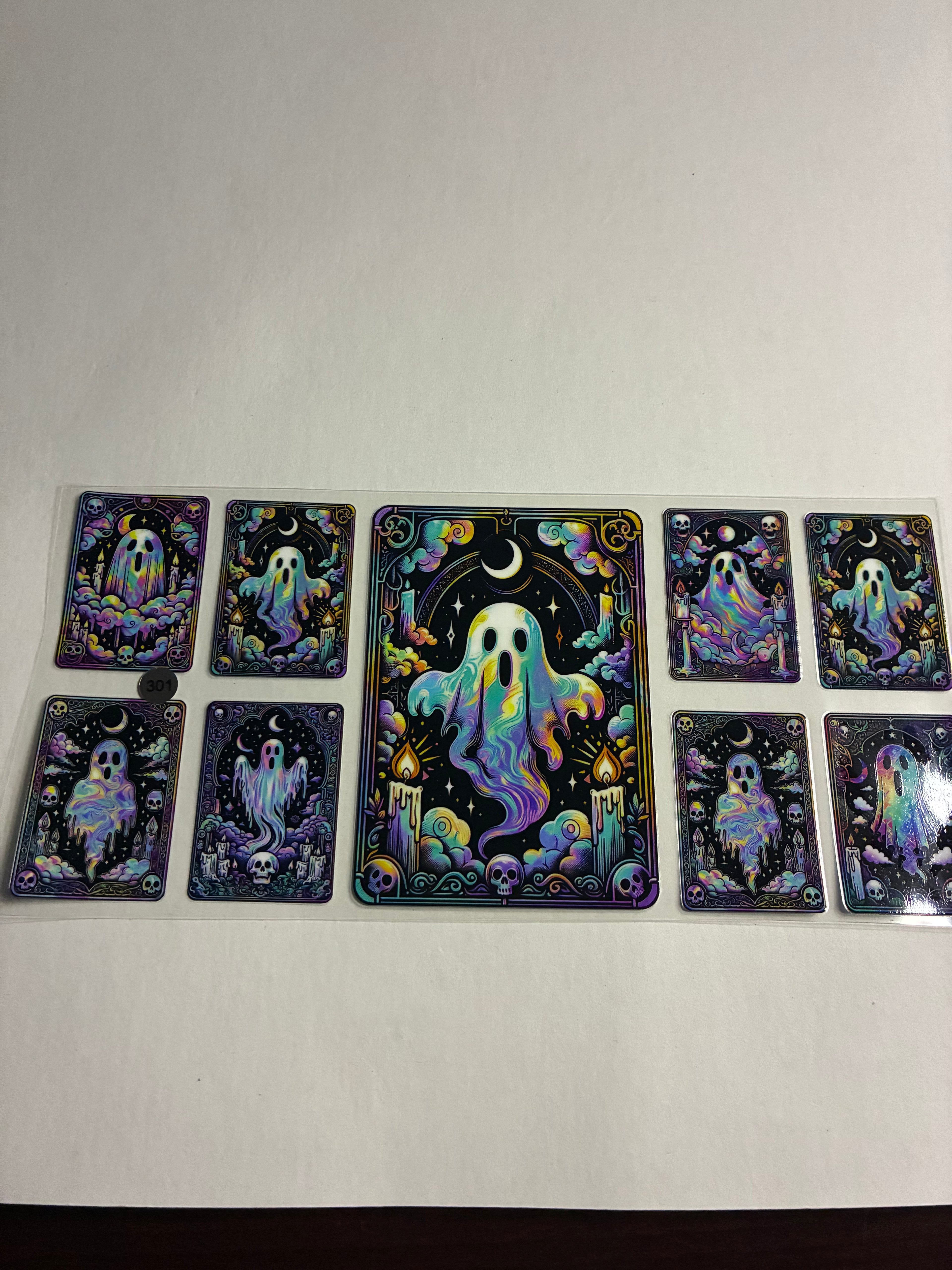 Cup wrap ghost holographic theme #301