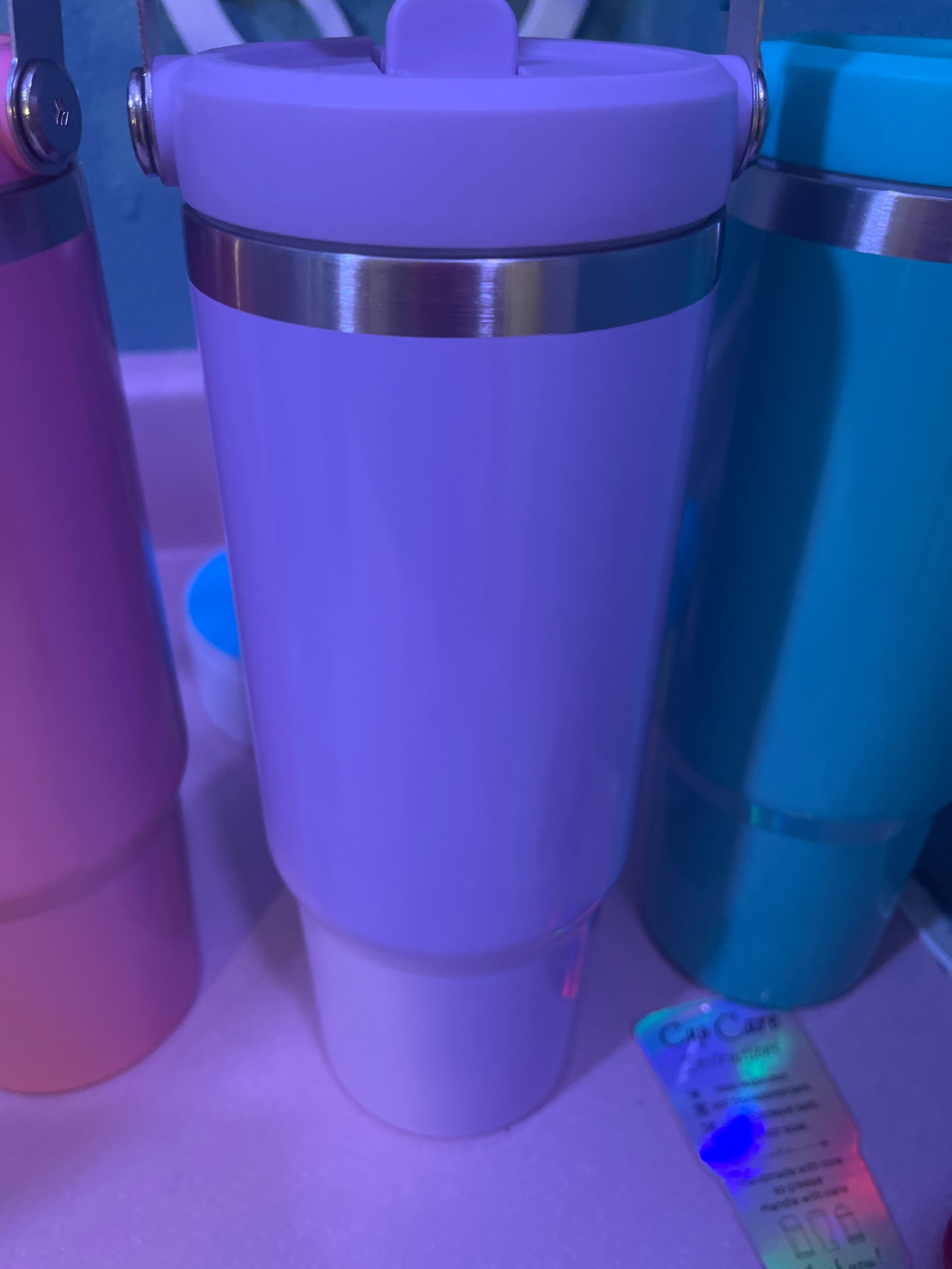 30oz lavender tumbler stainless steel