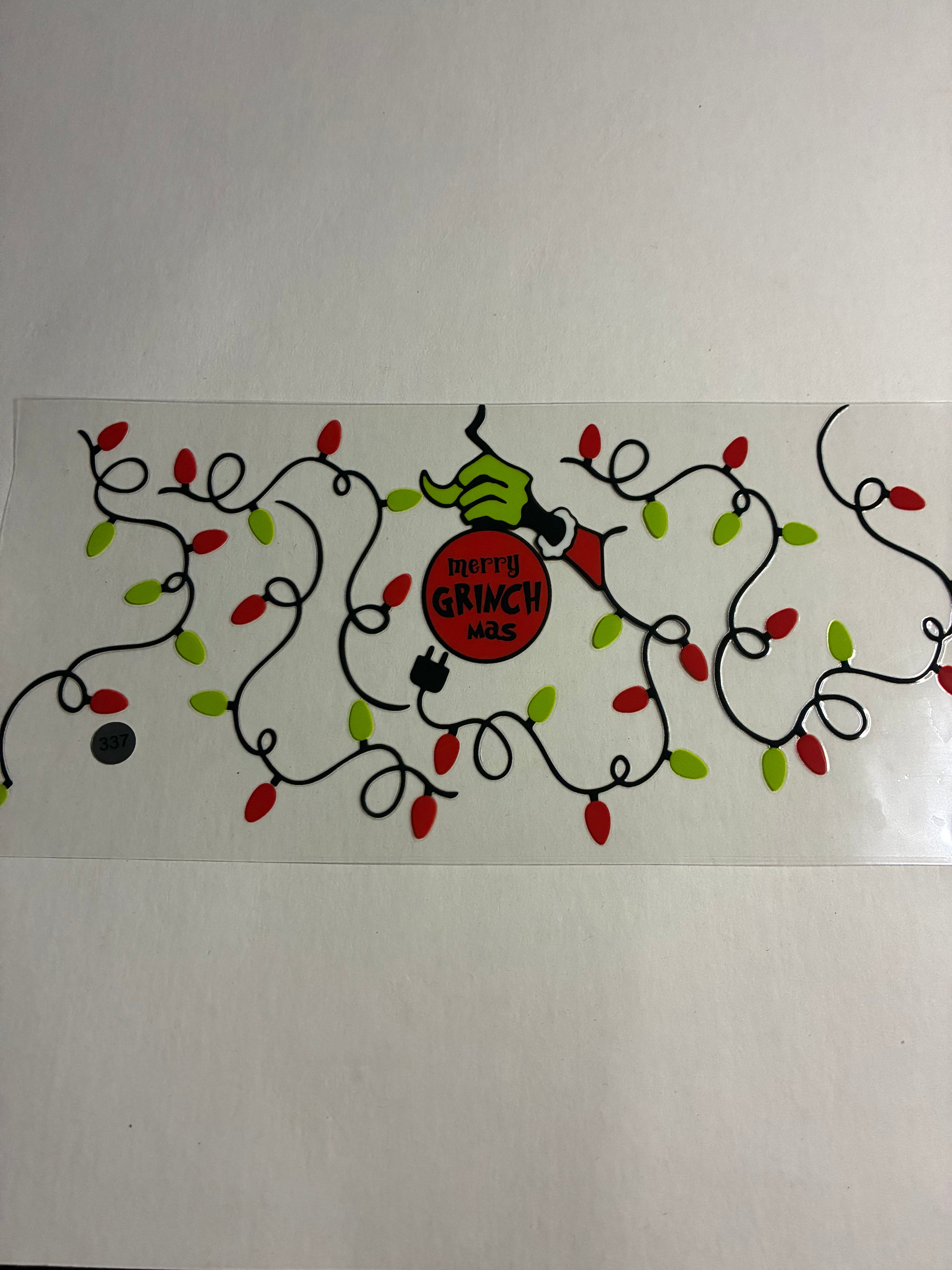 Cup wrap grinch lights Christmas #337