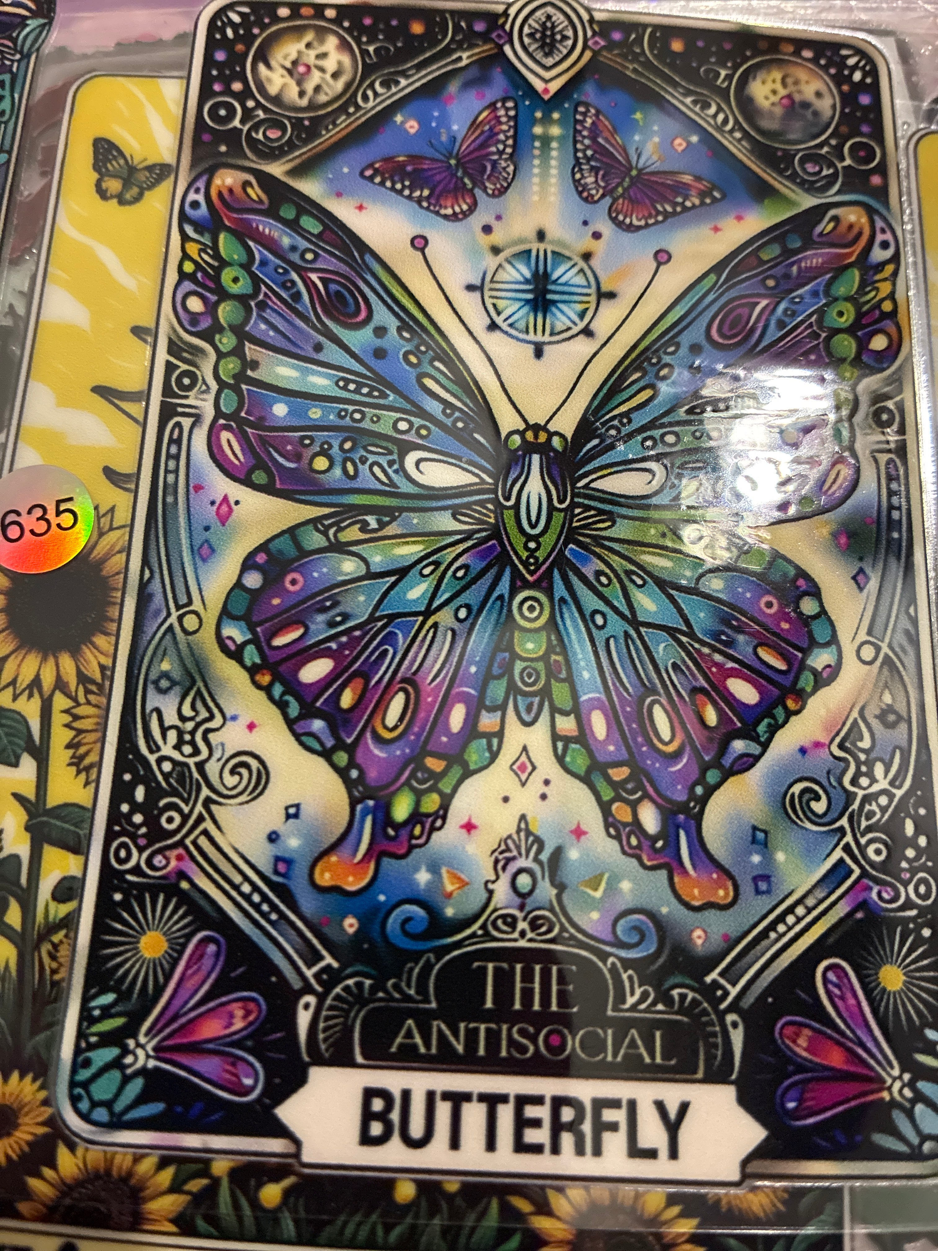 Tarot card the antisocial butterfly 635