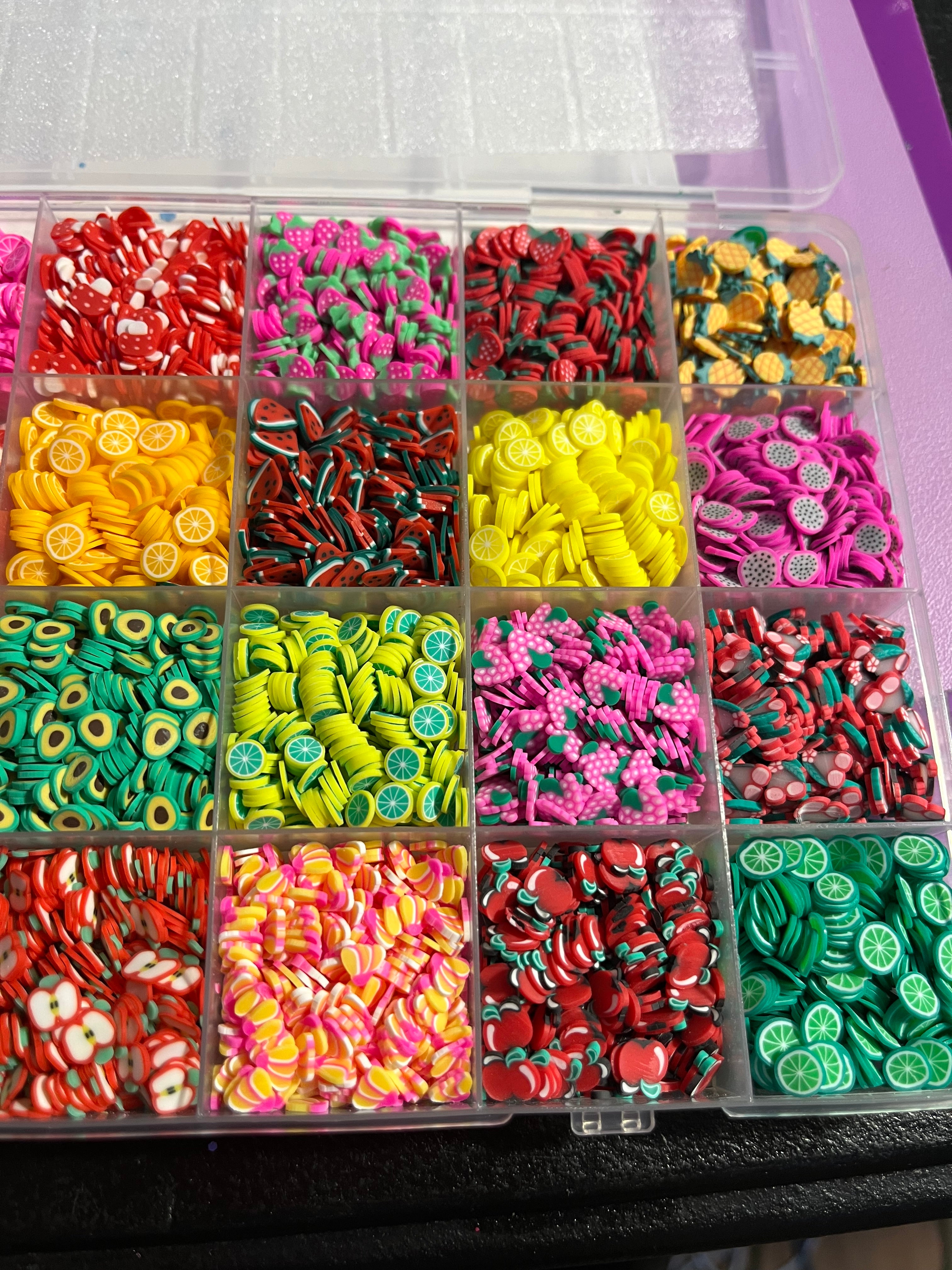 Fruit poly clay