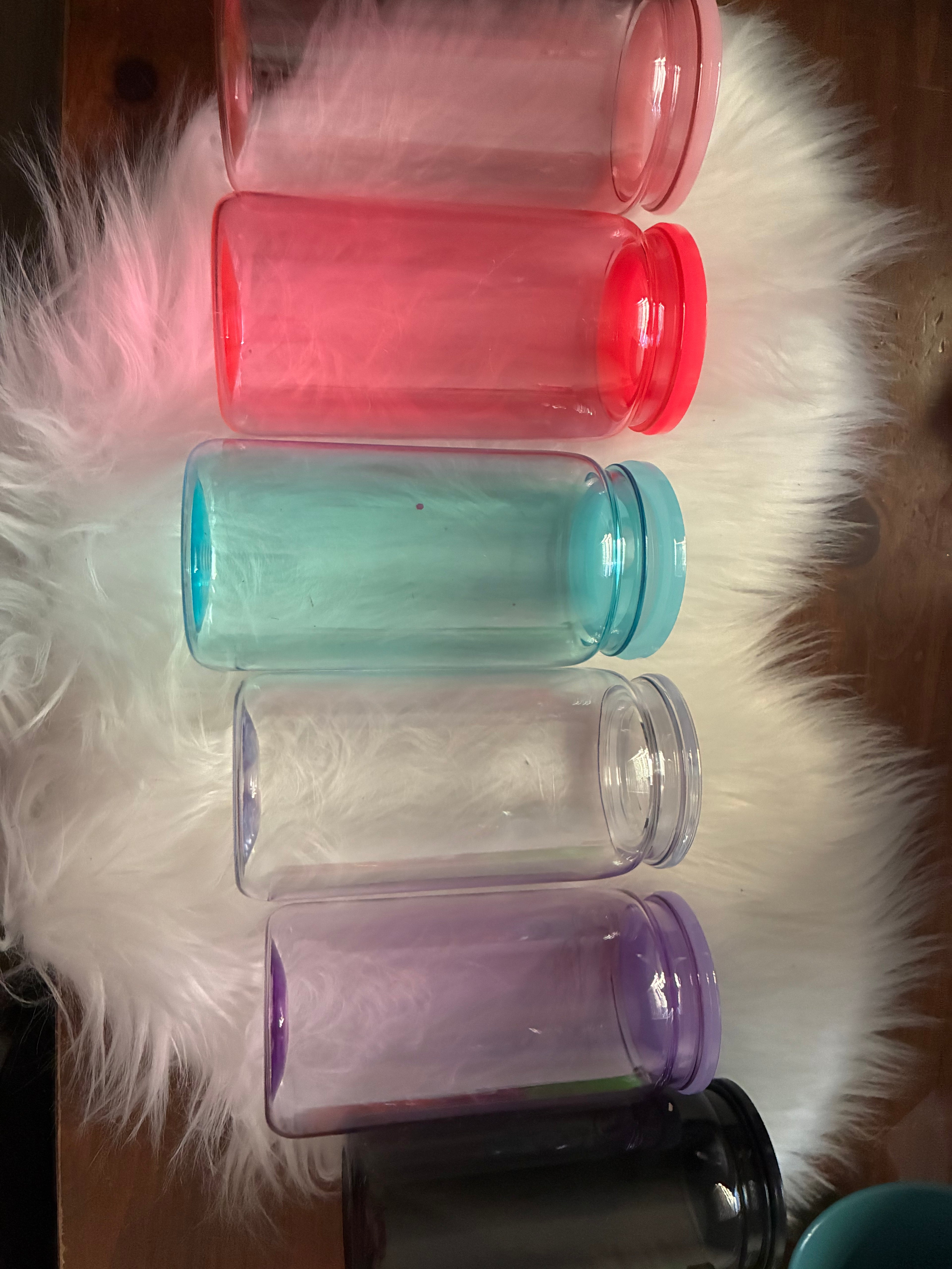 Plastic cup with wrap