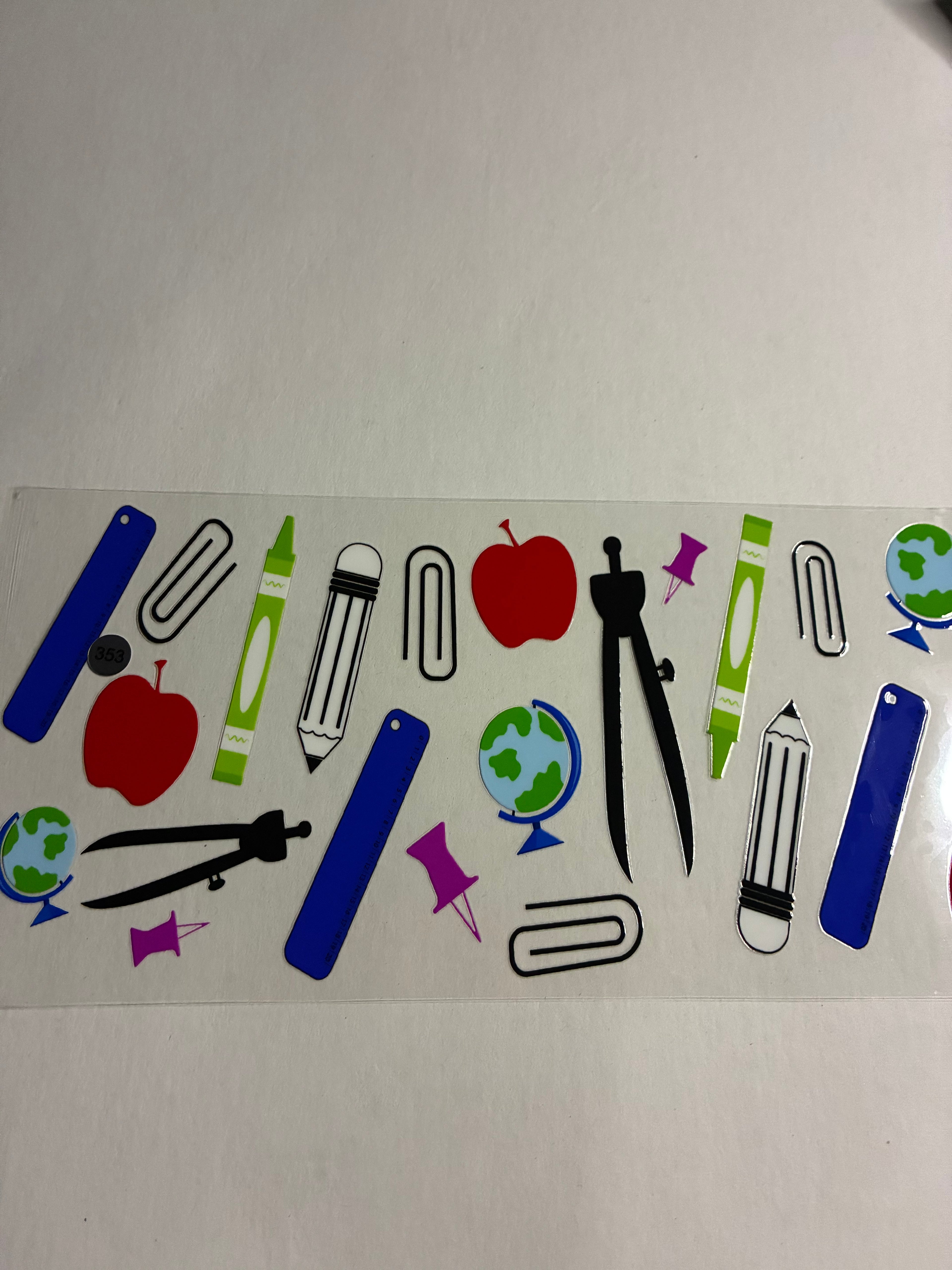 Cup wrap teacher pencils #353