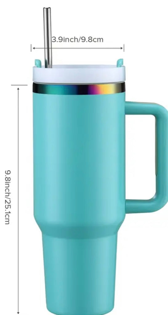 Teal 40oz stainless steel