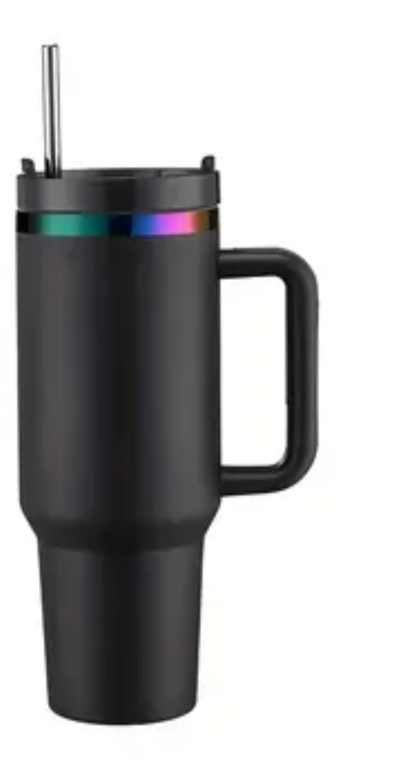 Black 40oz stainless steel