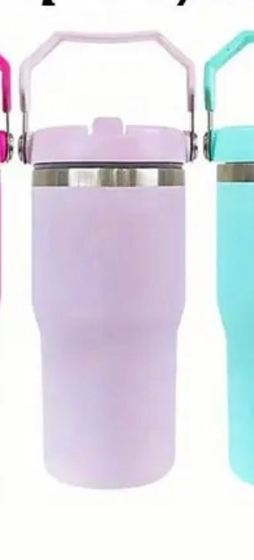 Lavender 20oz handle tumbler
