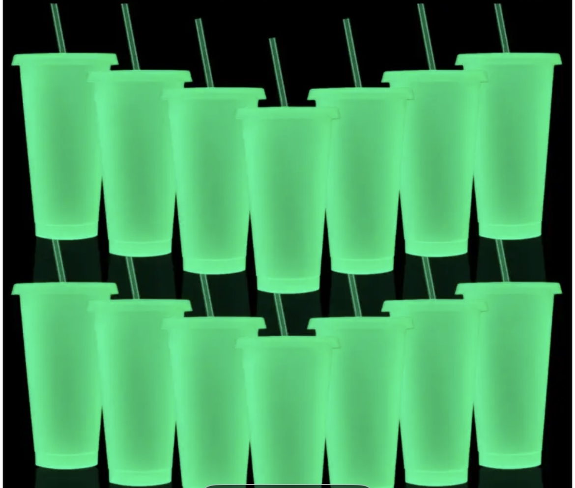 Glow in dark cup 24oz