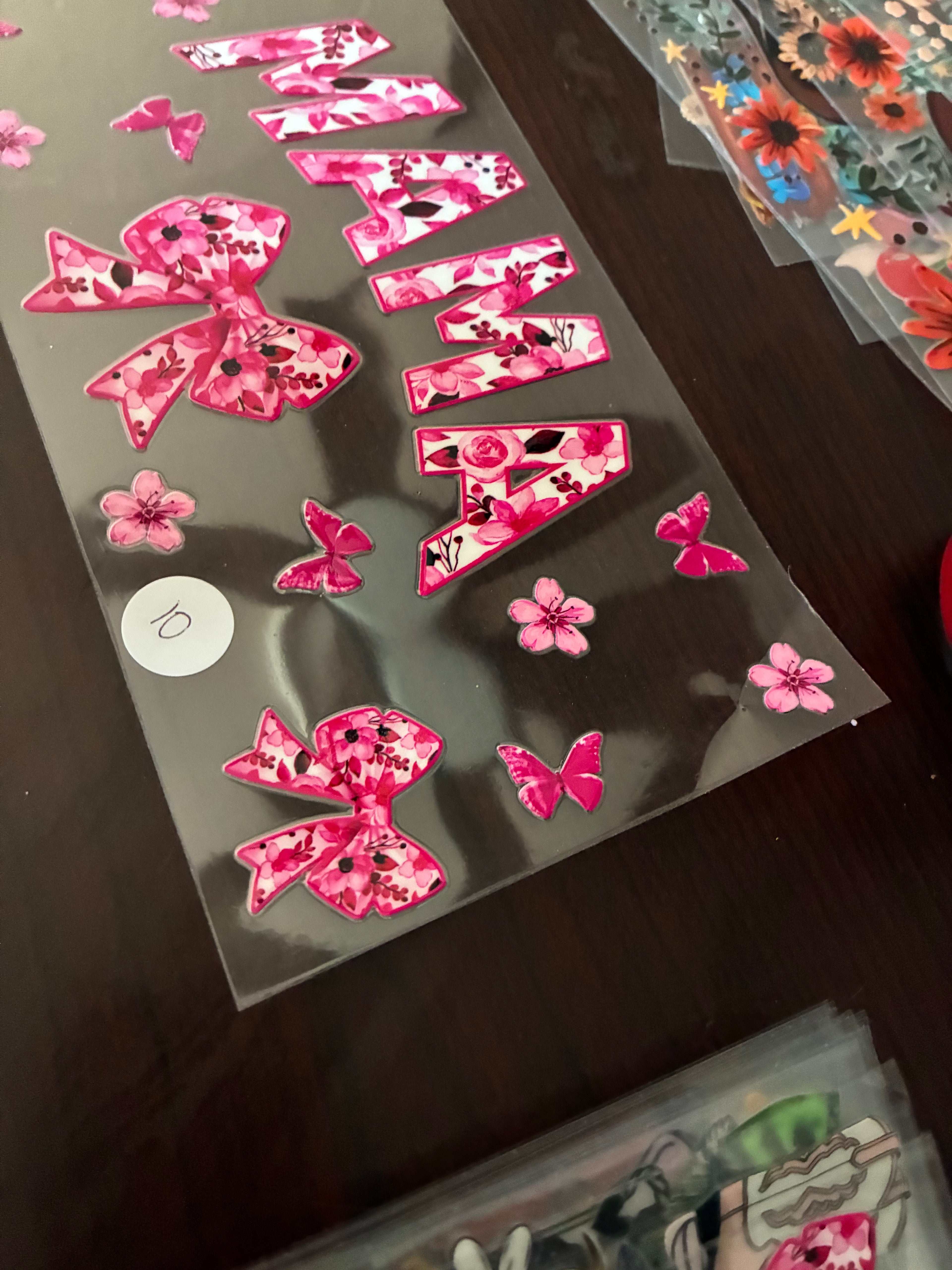 Mama pink bow 10