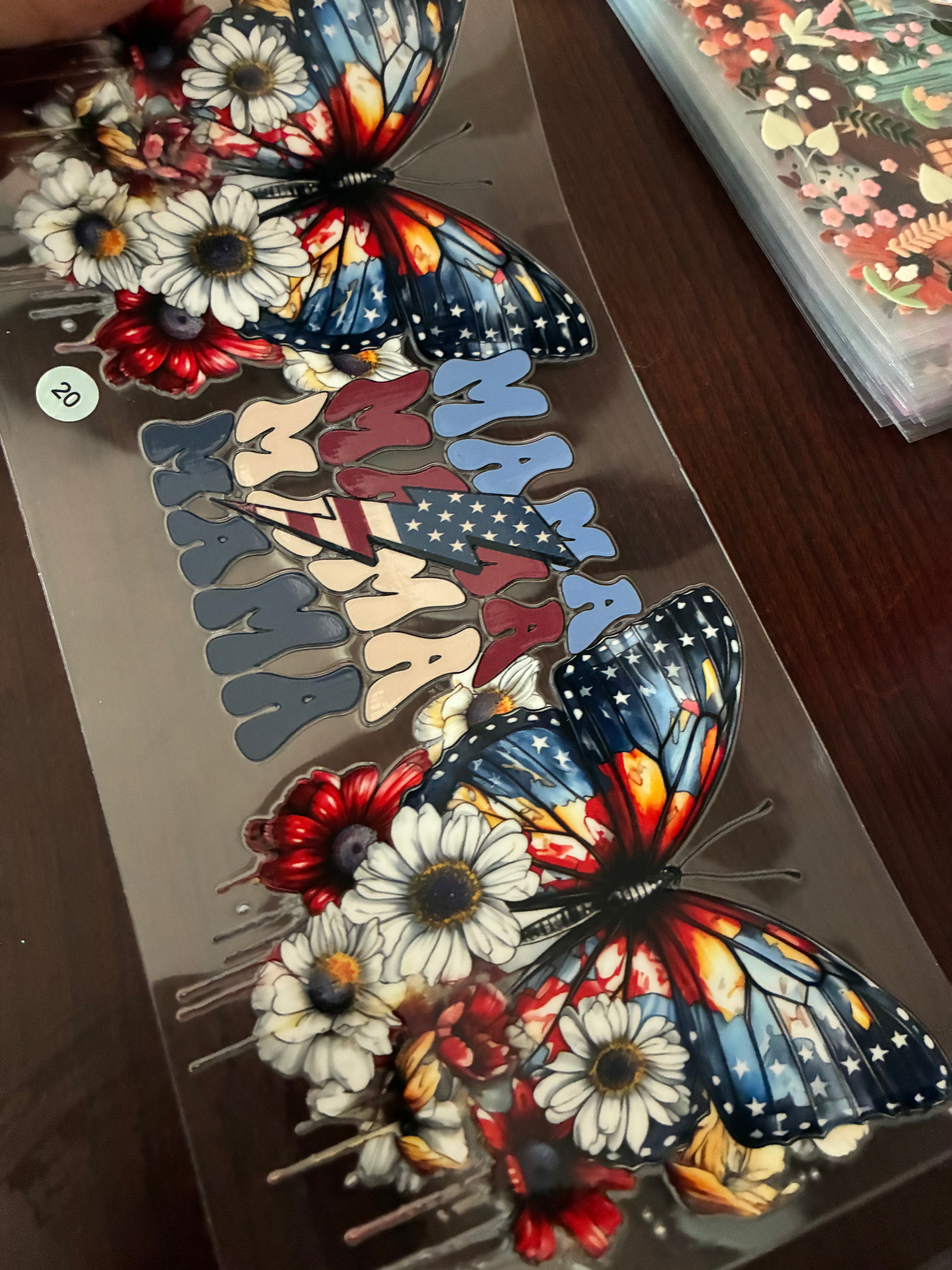 Mama patriot butterfly 20