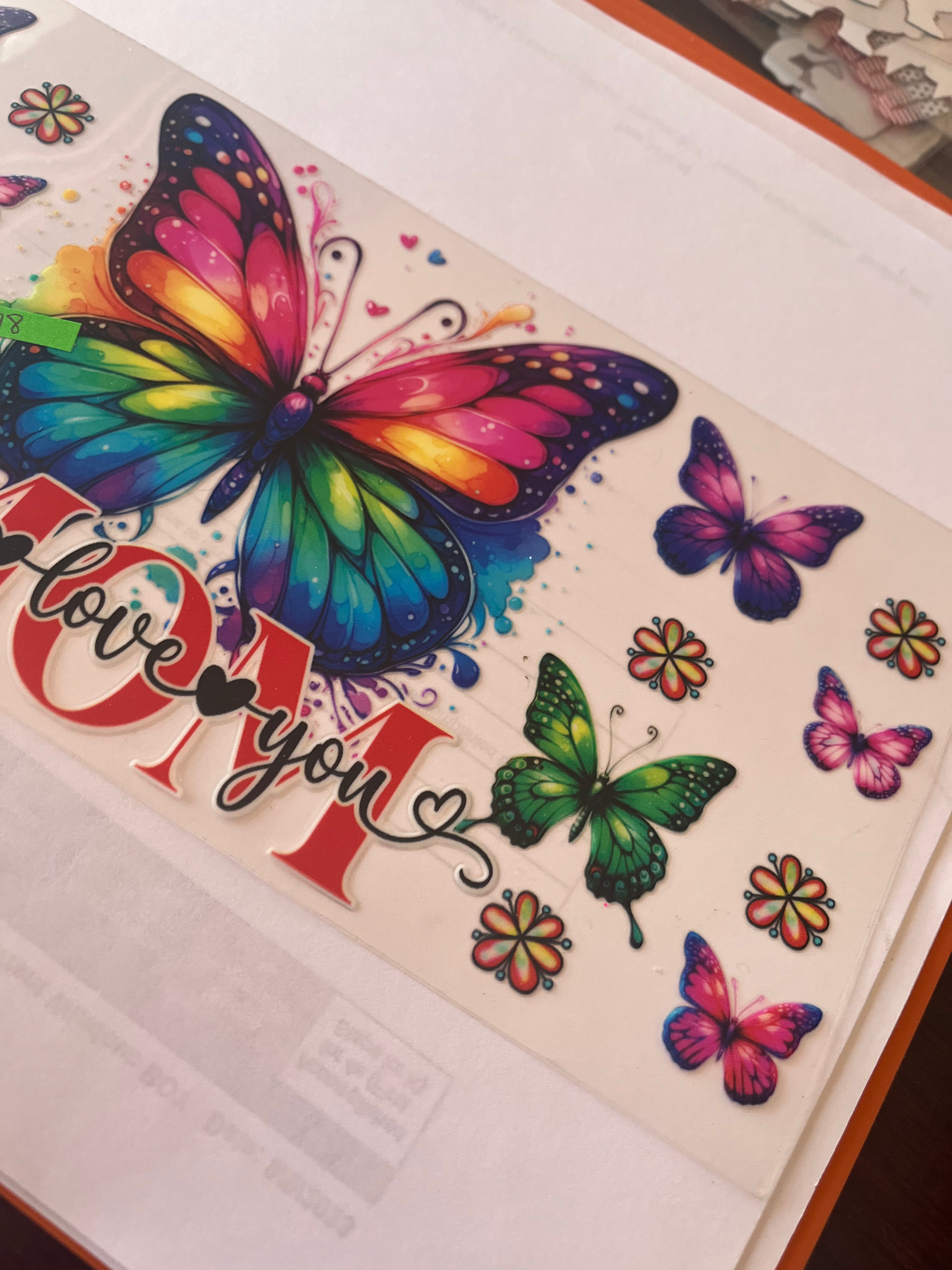 Mom rainbow butterfly 1978