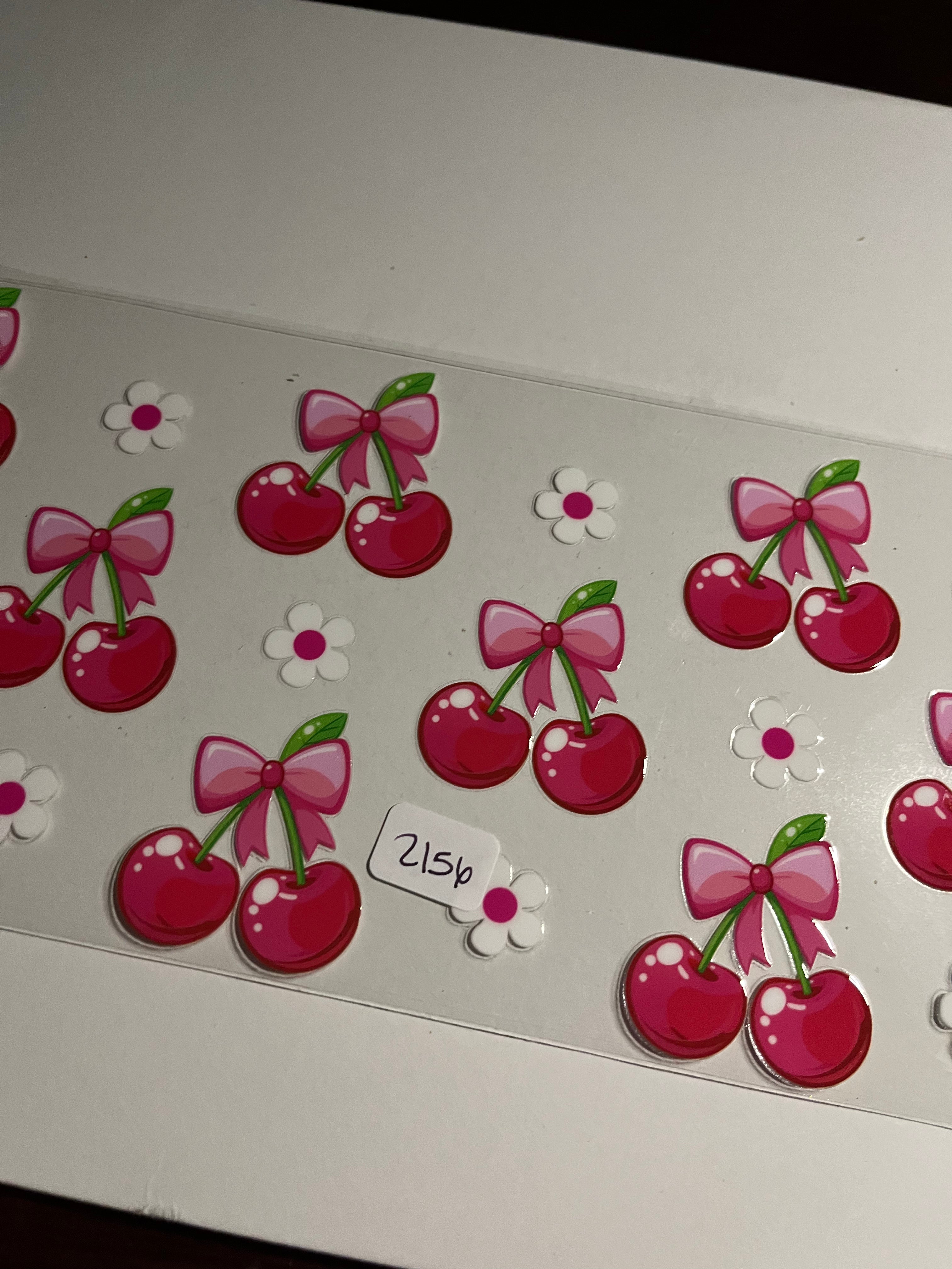 Cherry bows 2156