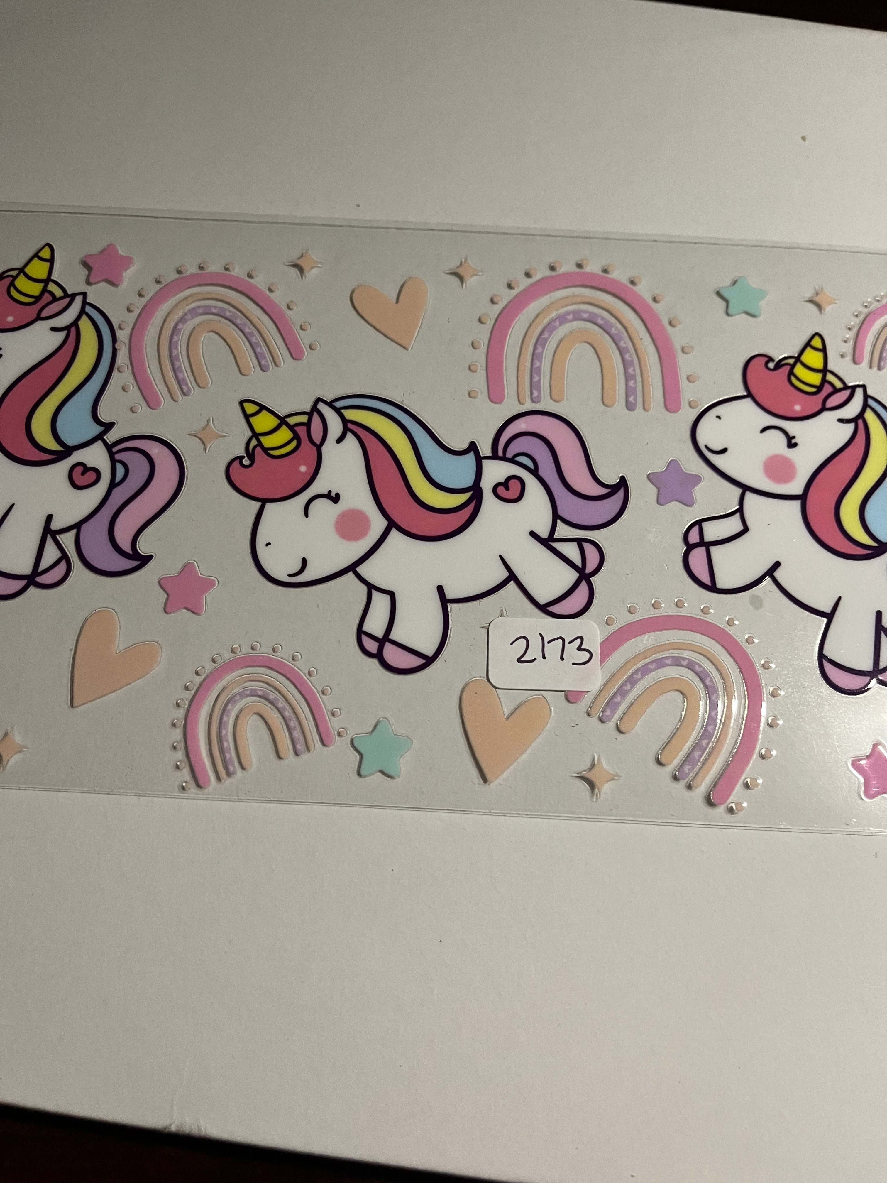 Unicorn and rainbow 2173