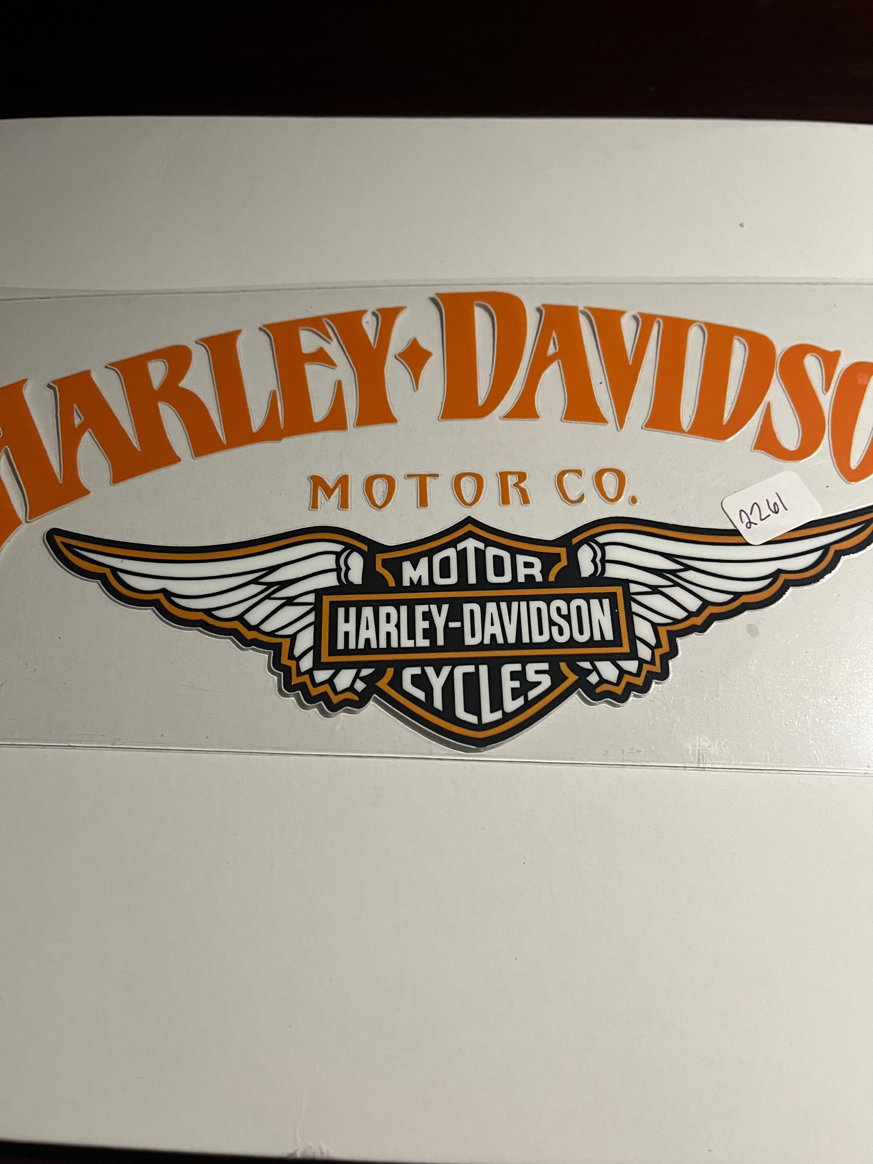 Harley orange 2261