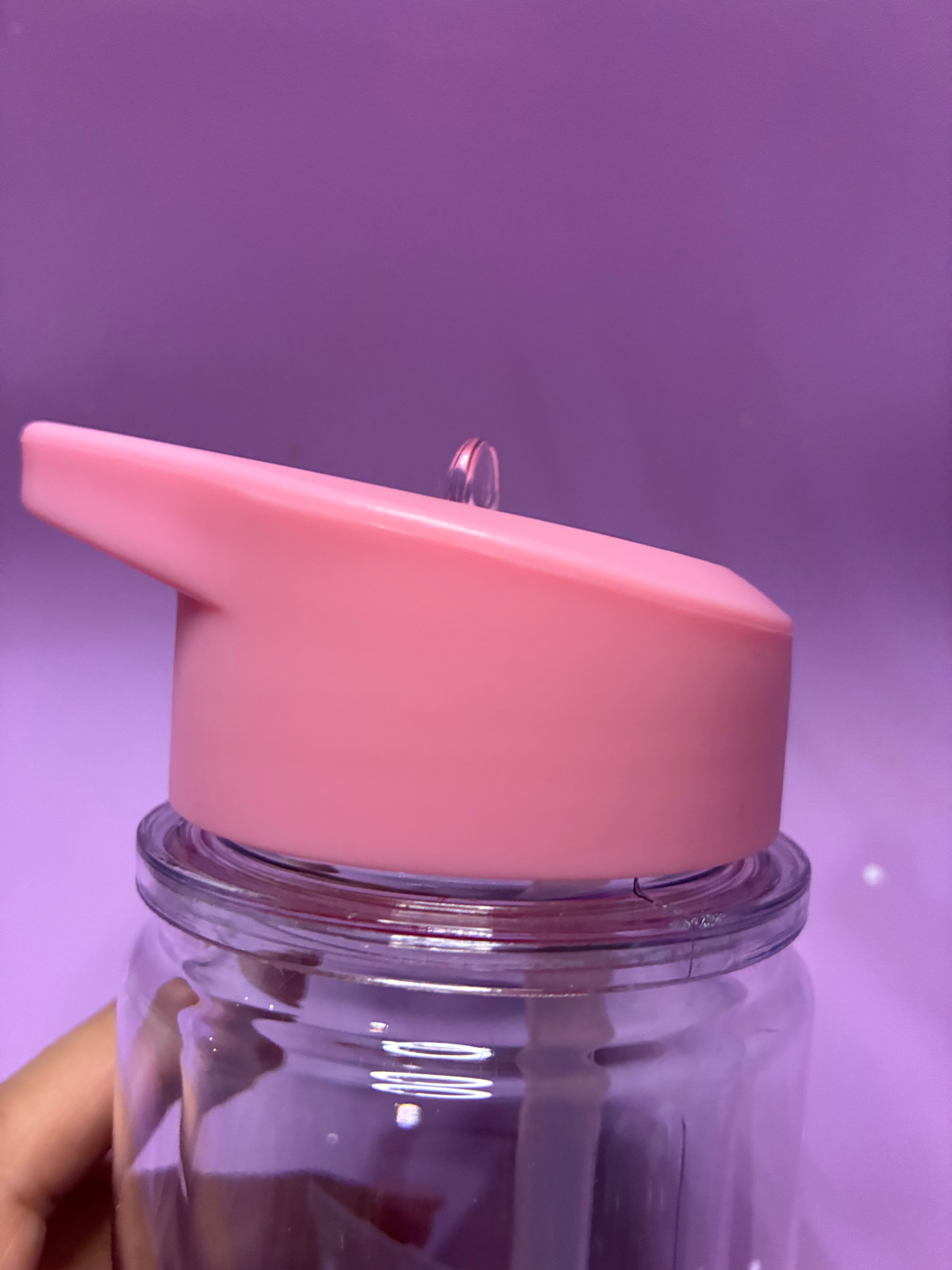 10oz kid water bottle light pink