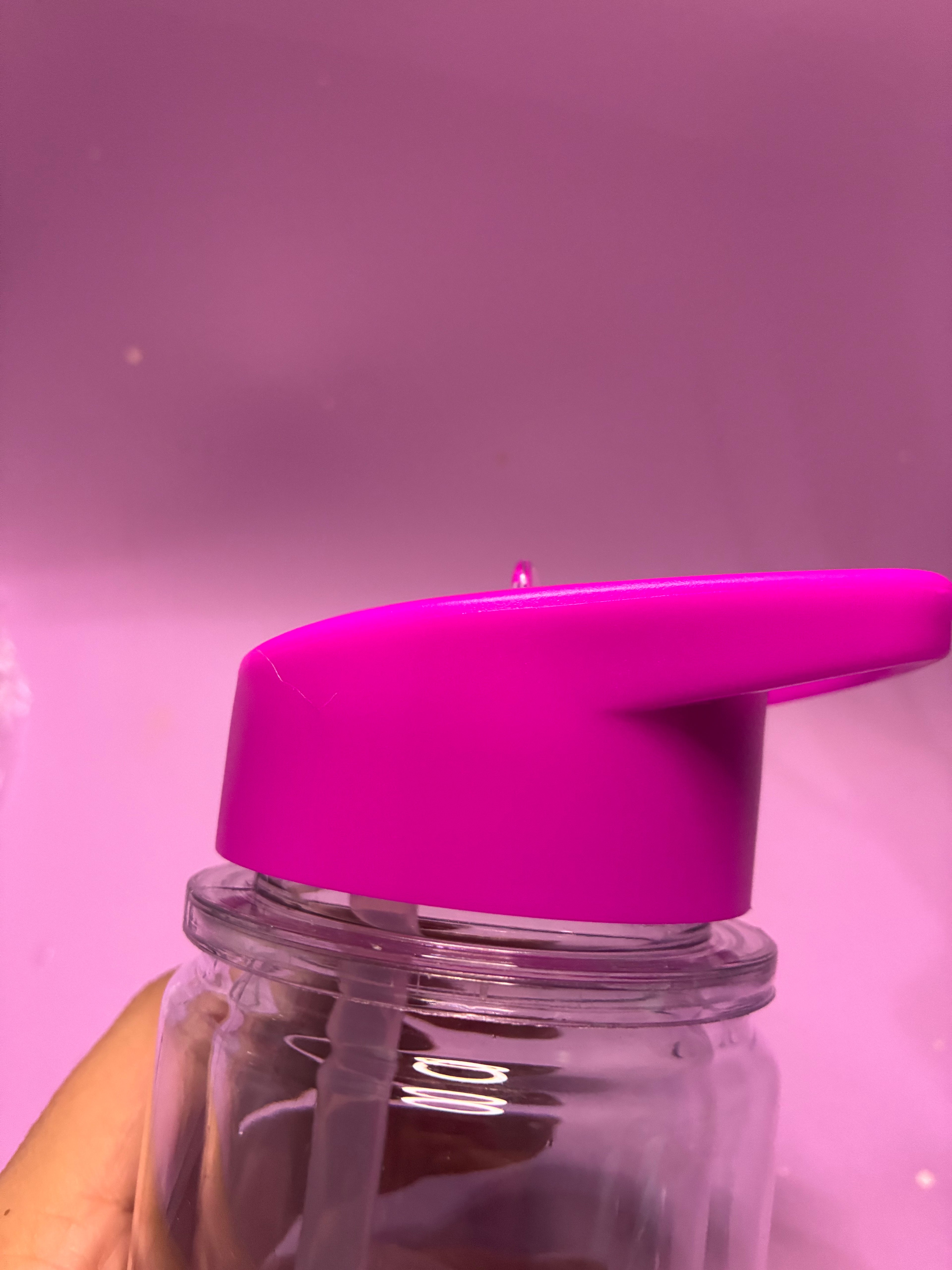 10oz kid water bottle hot pink