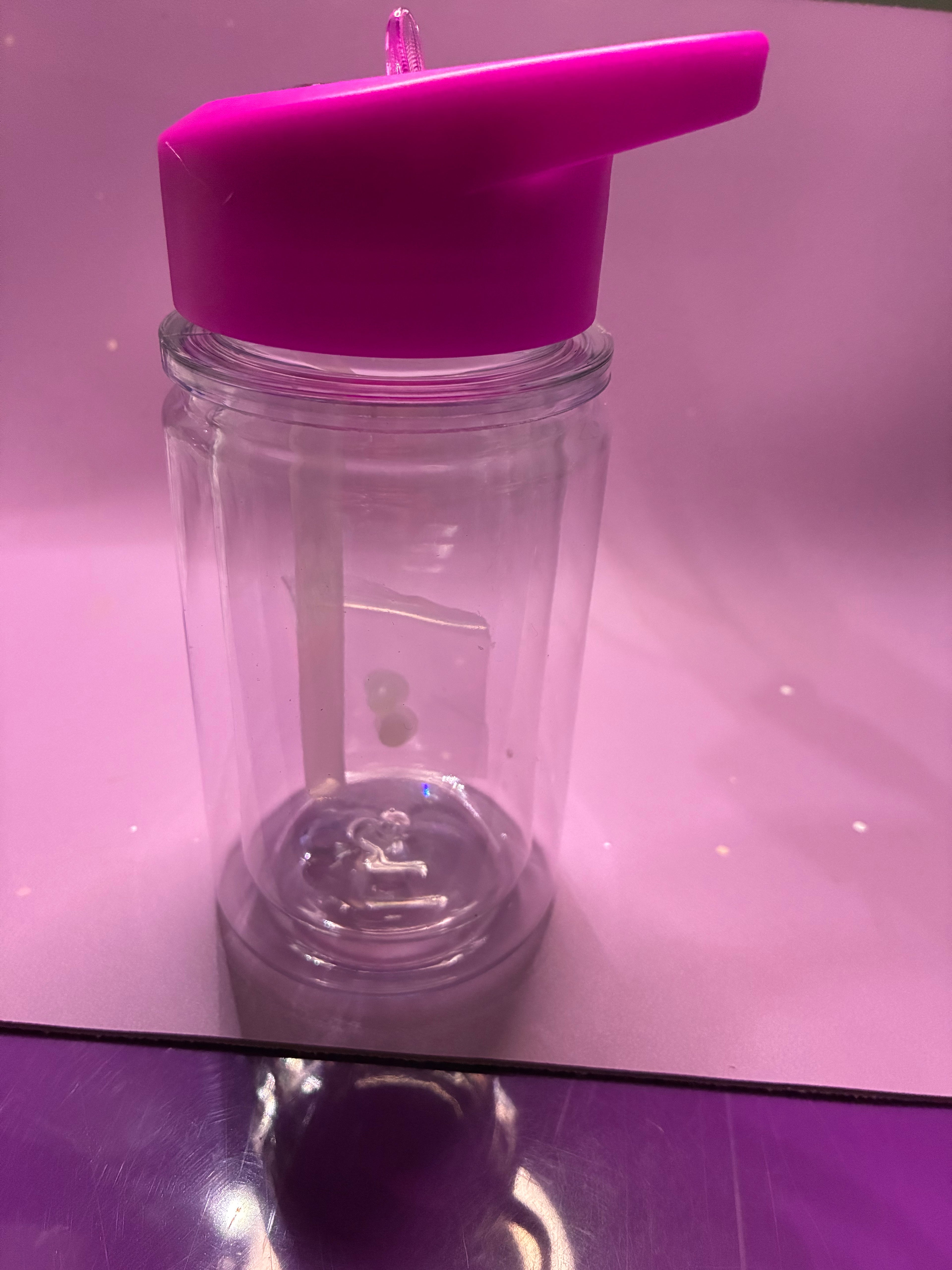 10oz kid water bottle hot pink