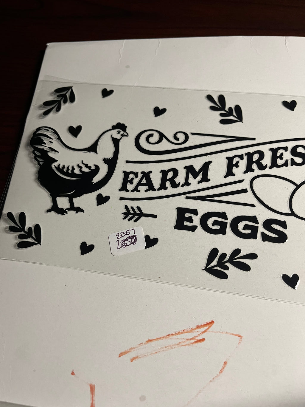 Farm fresh eggs 2357