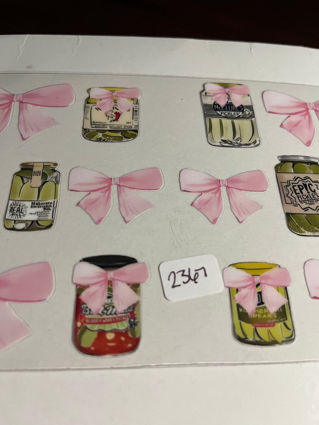 Pickles pink bow 2367