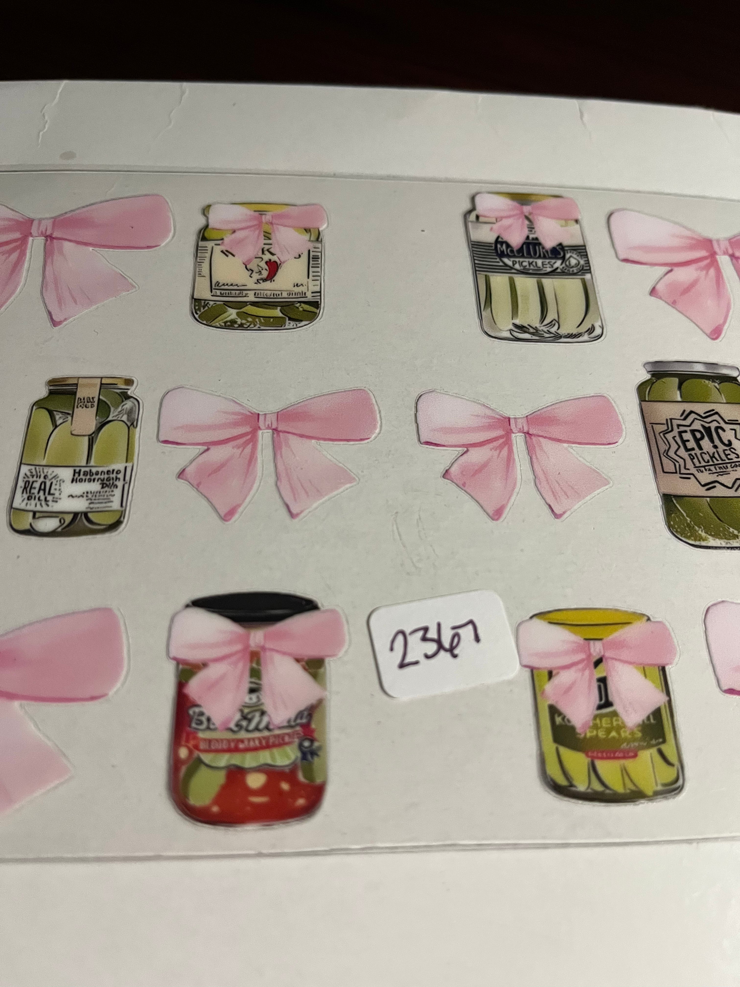 Pickles pink bow 2367