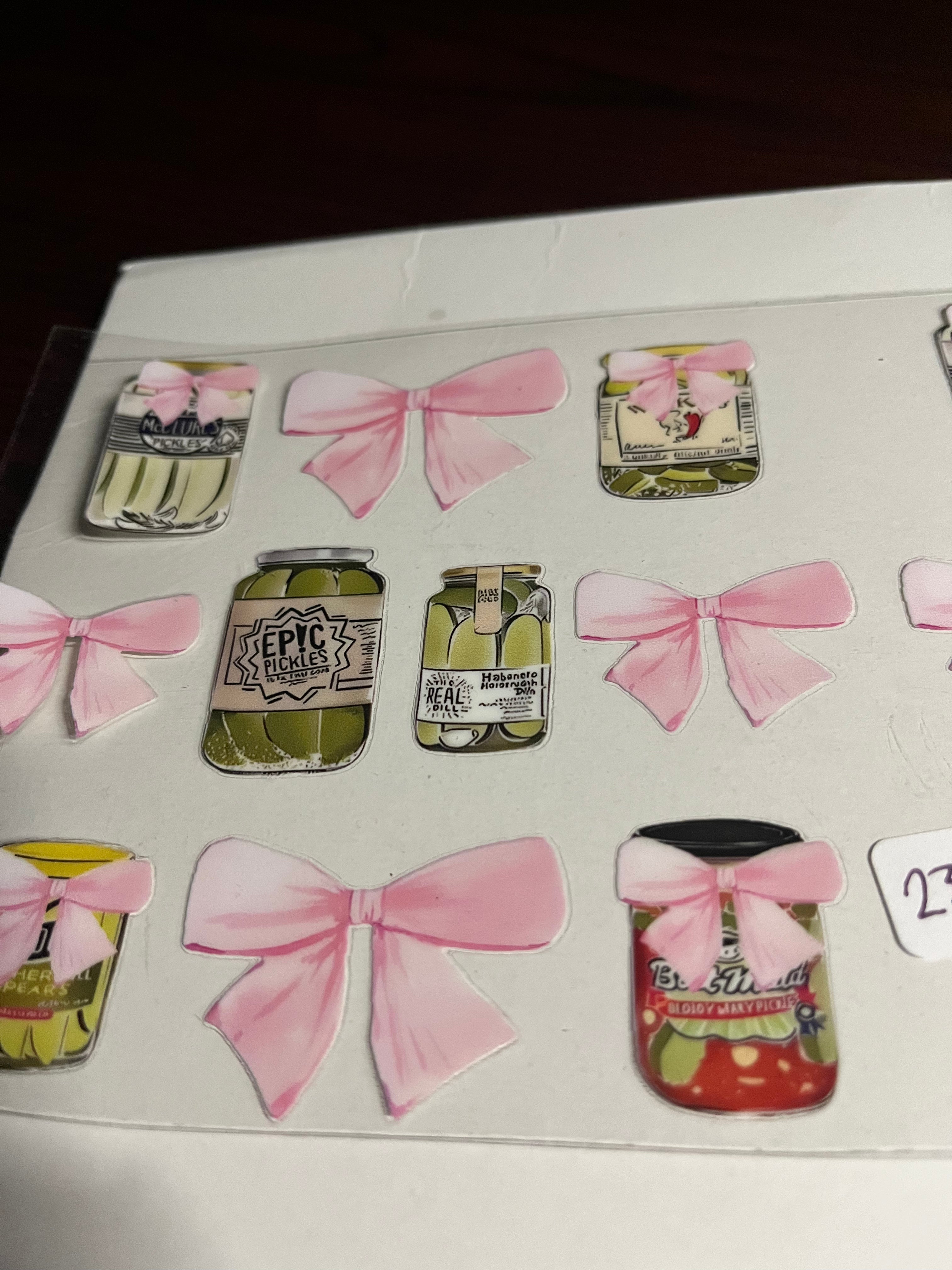 Pickles pink bow 2367