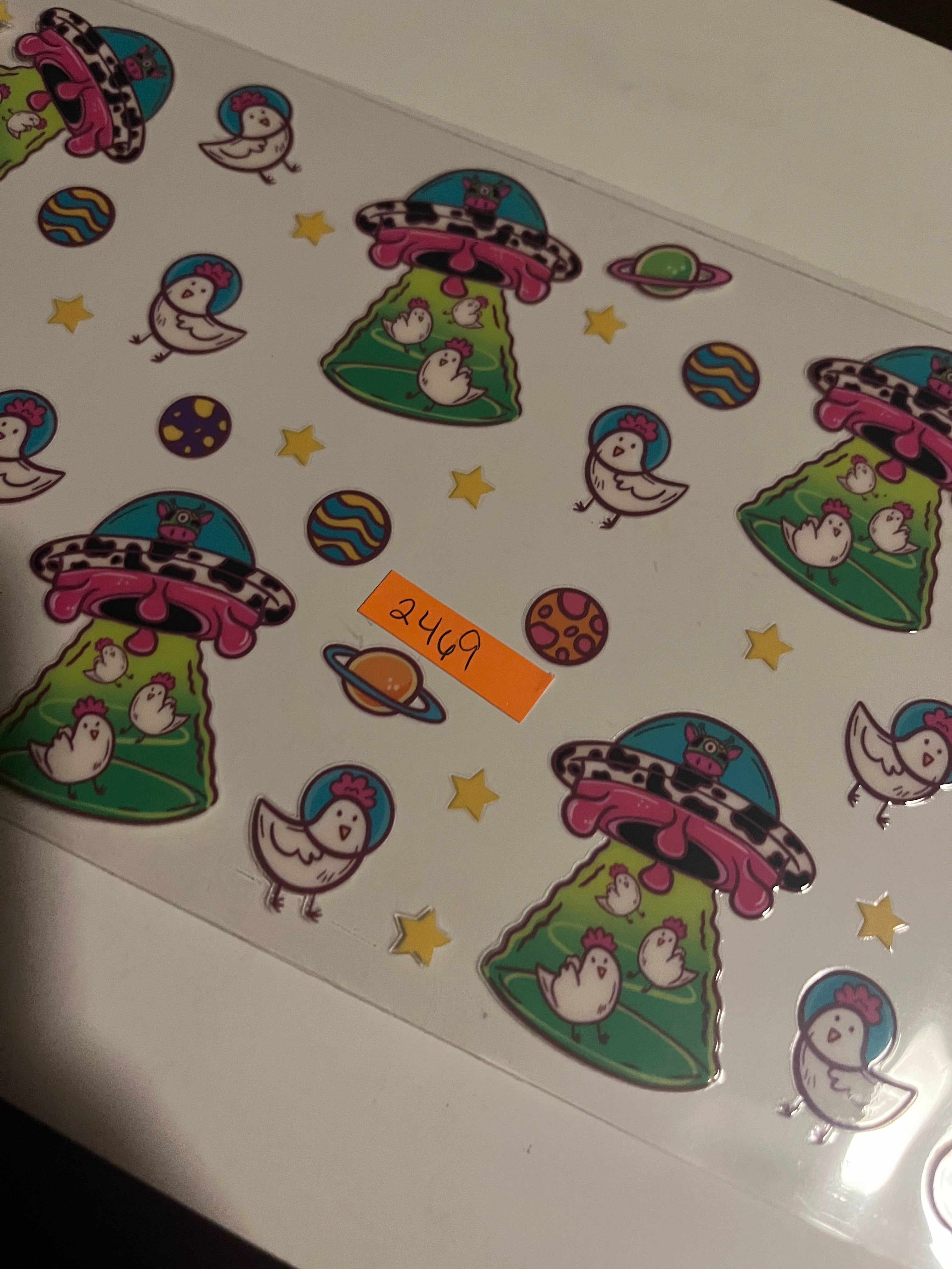 Chicken ufo alien 2469