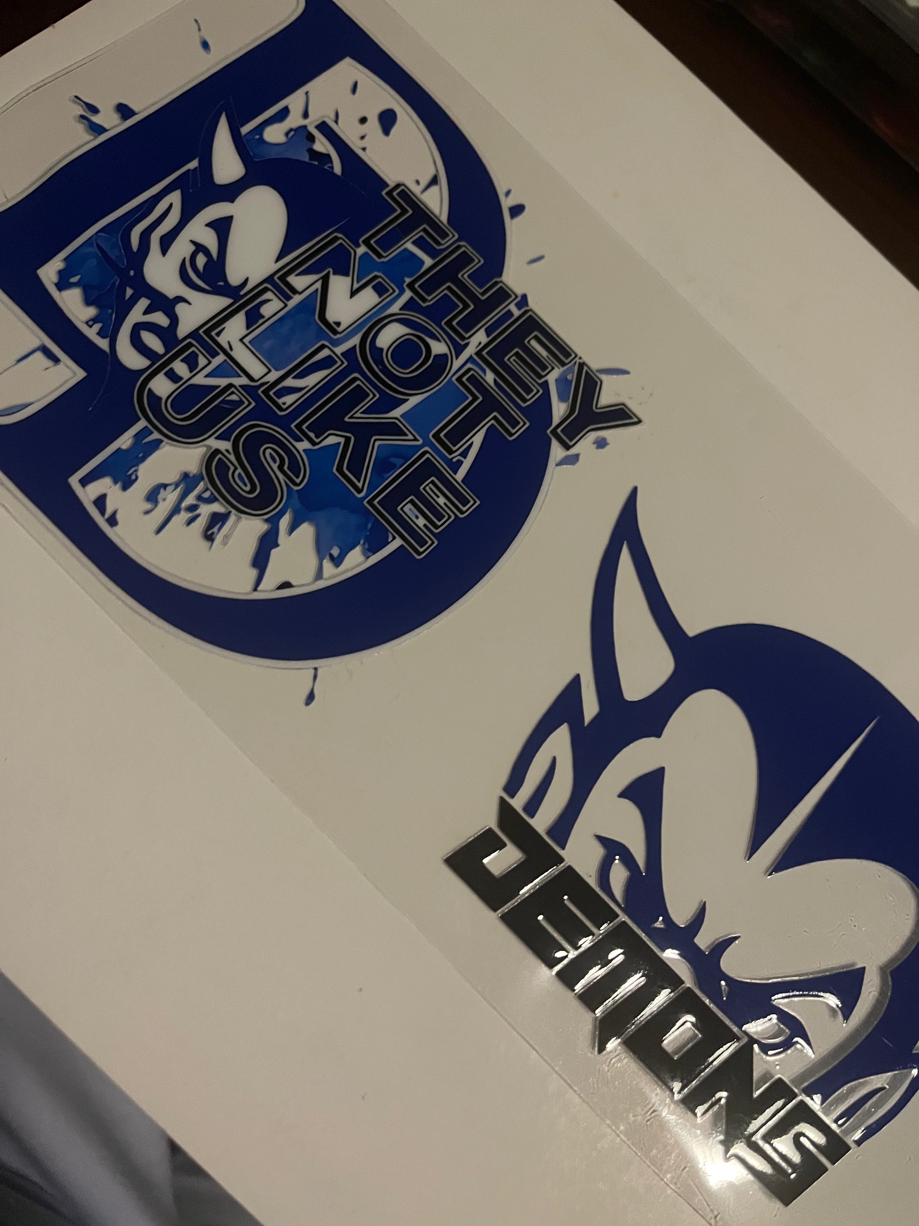 Dexter demons decal