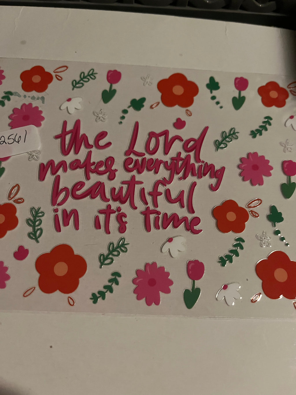 The lord makes 2561