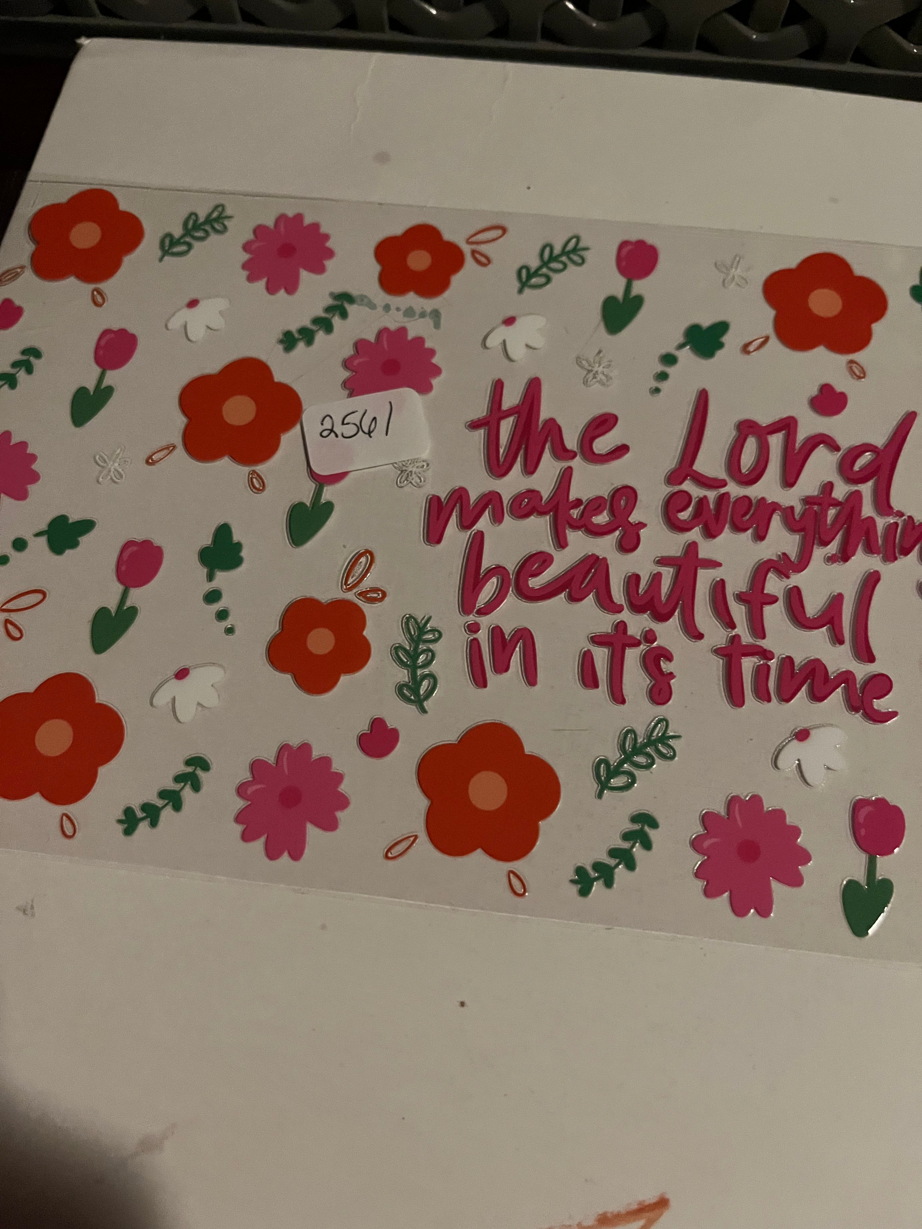 The lord makes 2561