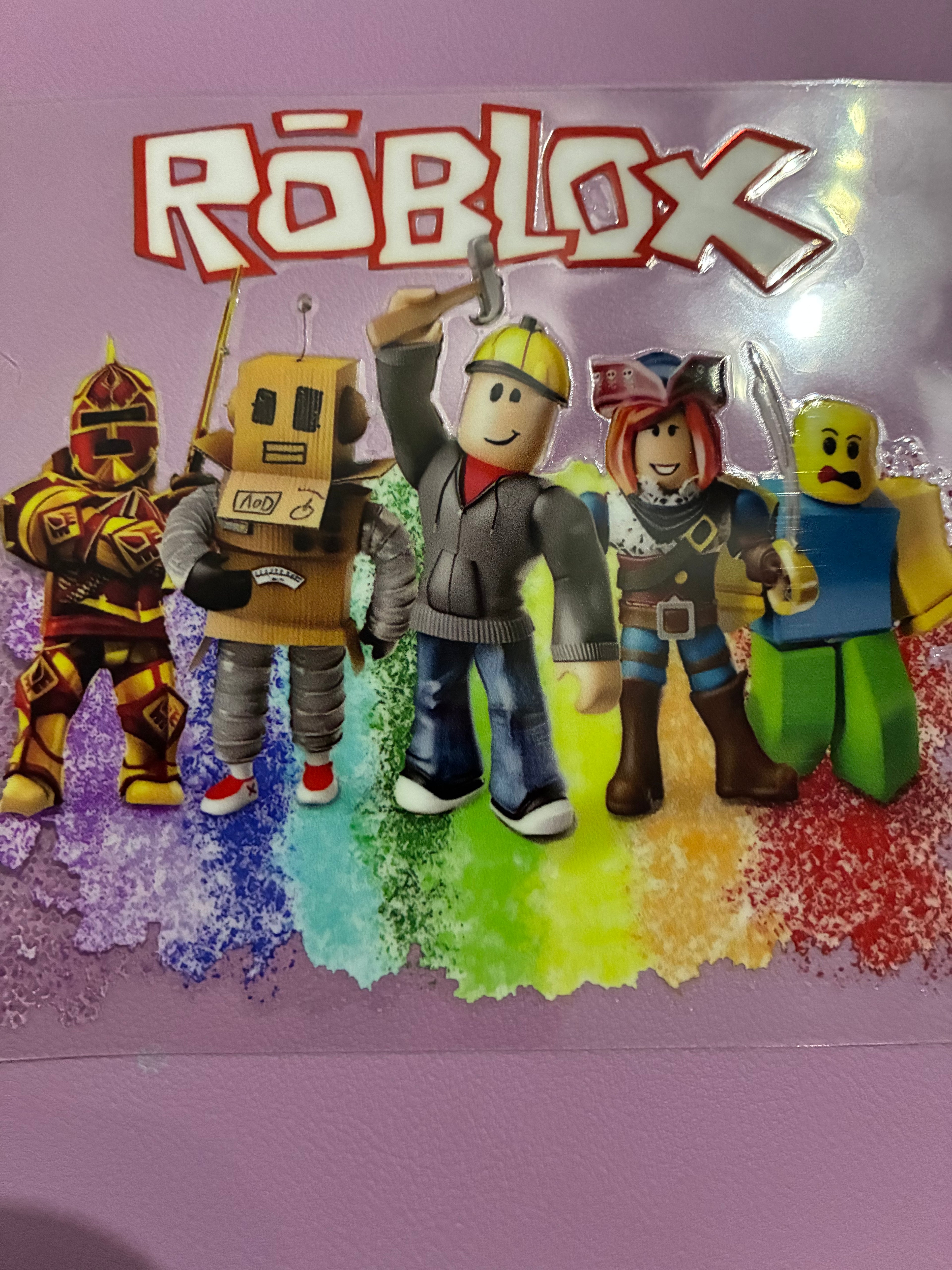 Roblox friends rainbow decal