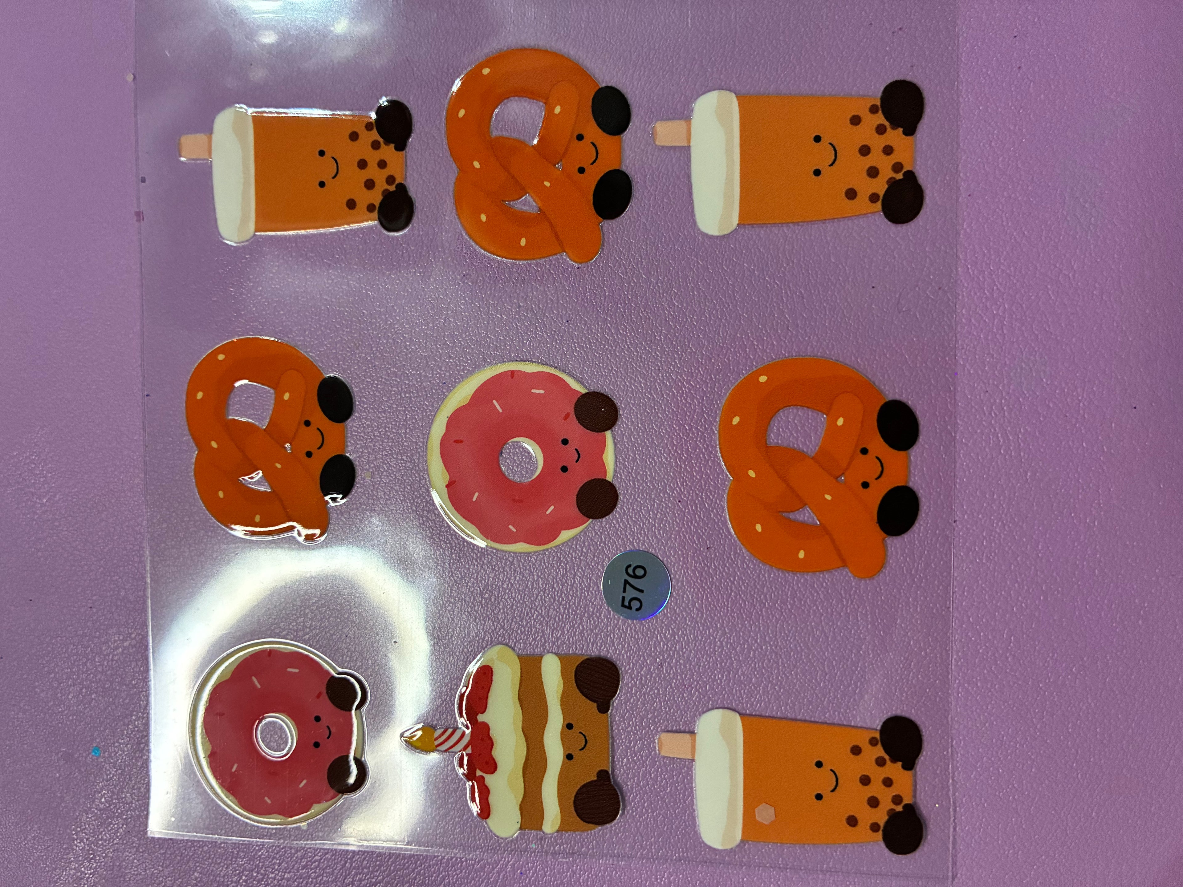 Smiley face snacks pretzel cake and coffee cup wrap 576