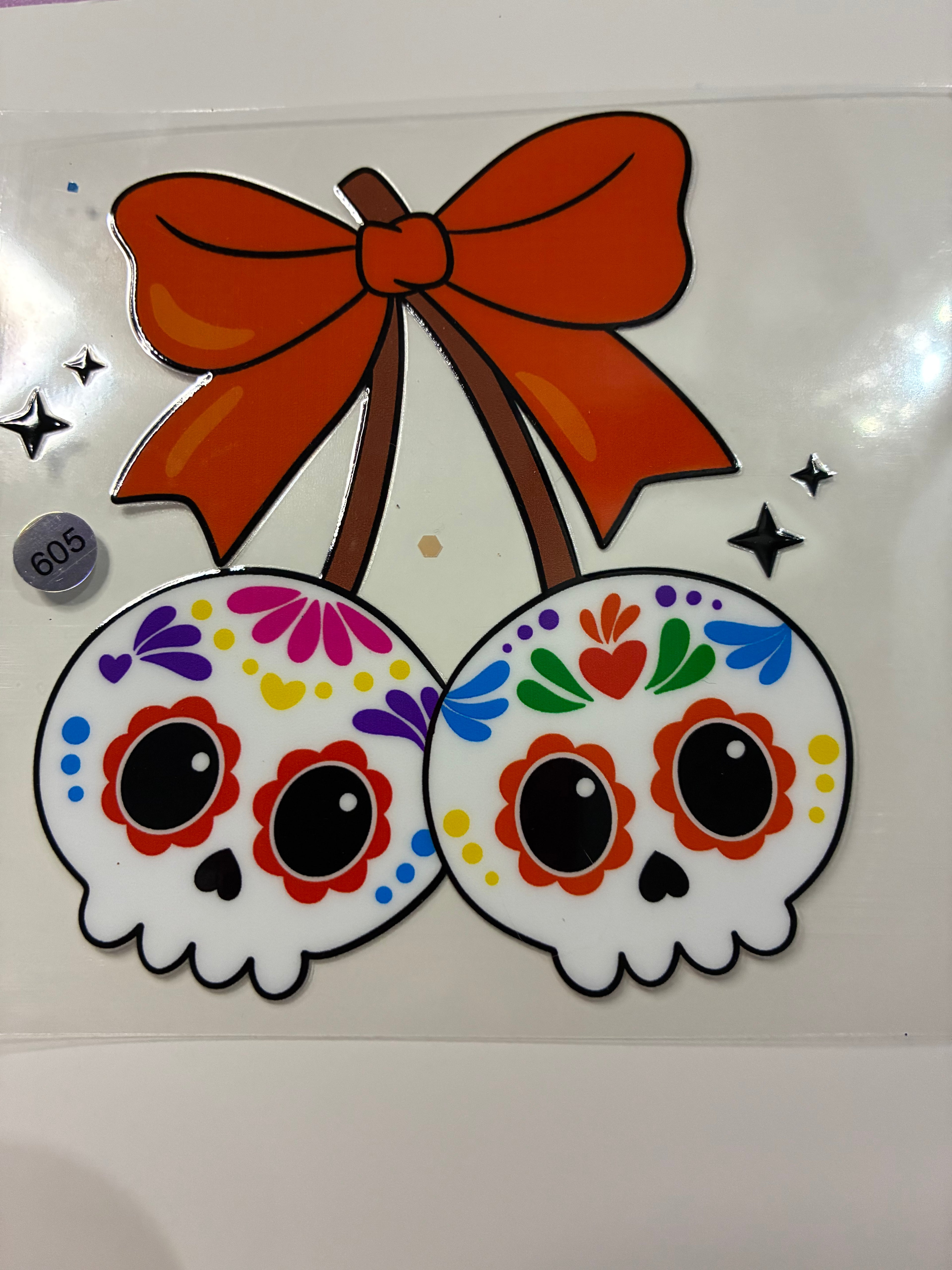 Dia Los de muarte cherry decal 605