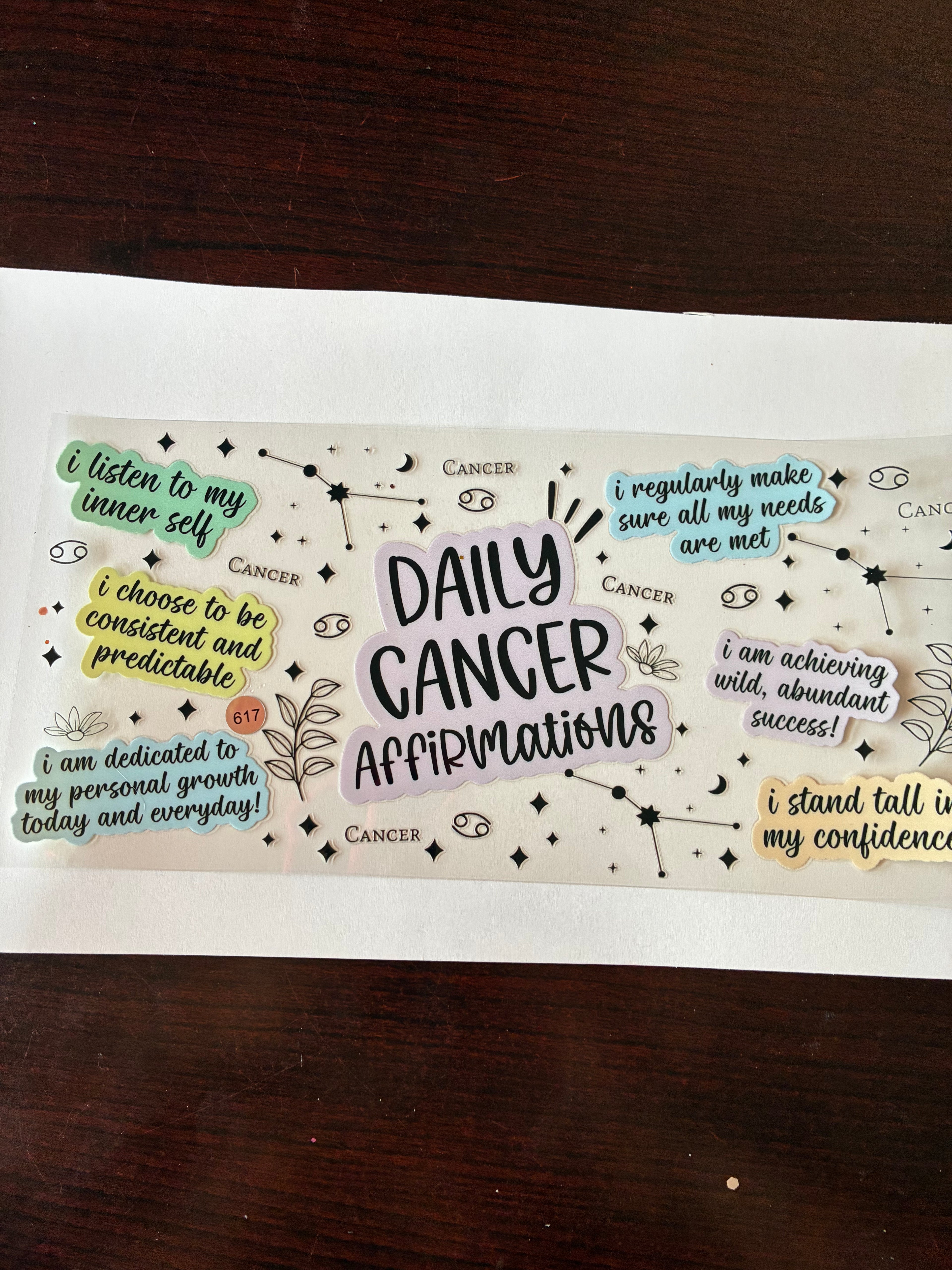 Horoscope cancer daily affirmation 617