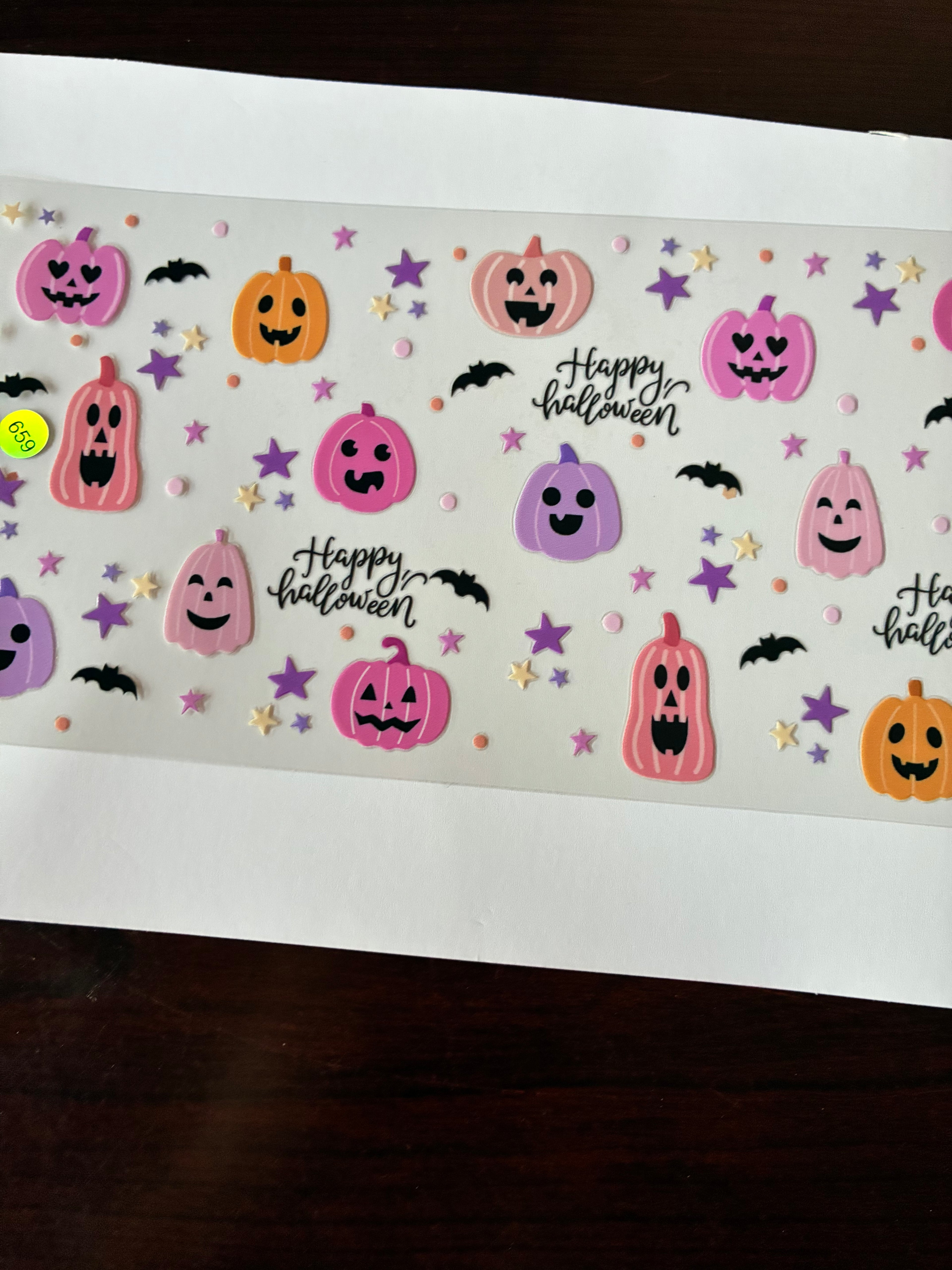 Cutie pumpkin pink orange purple 659