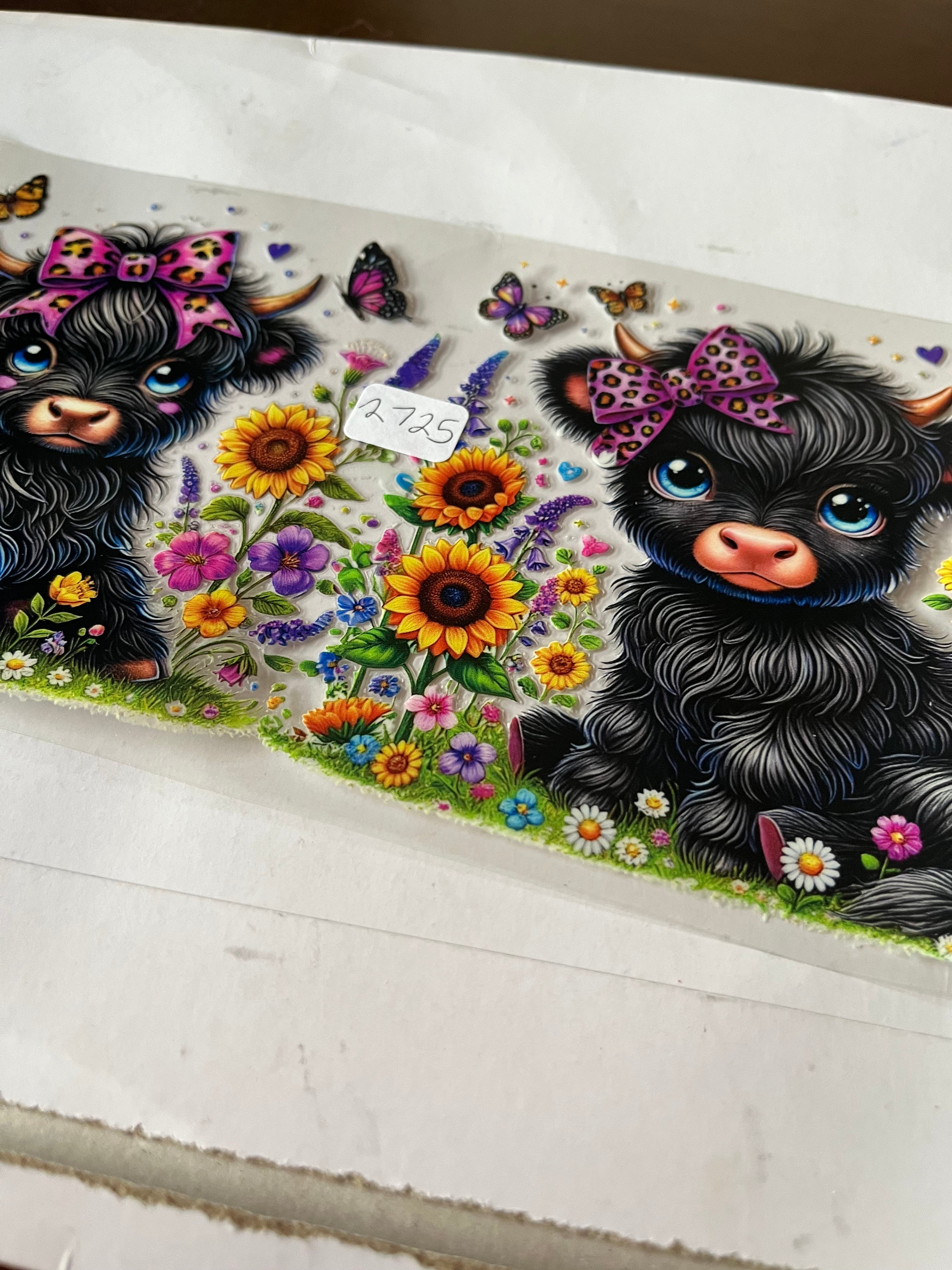 Black cow flowers 2725