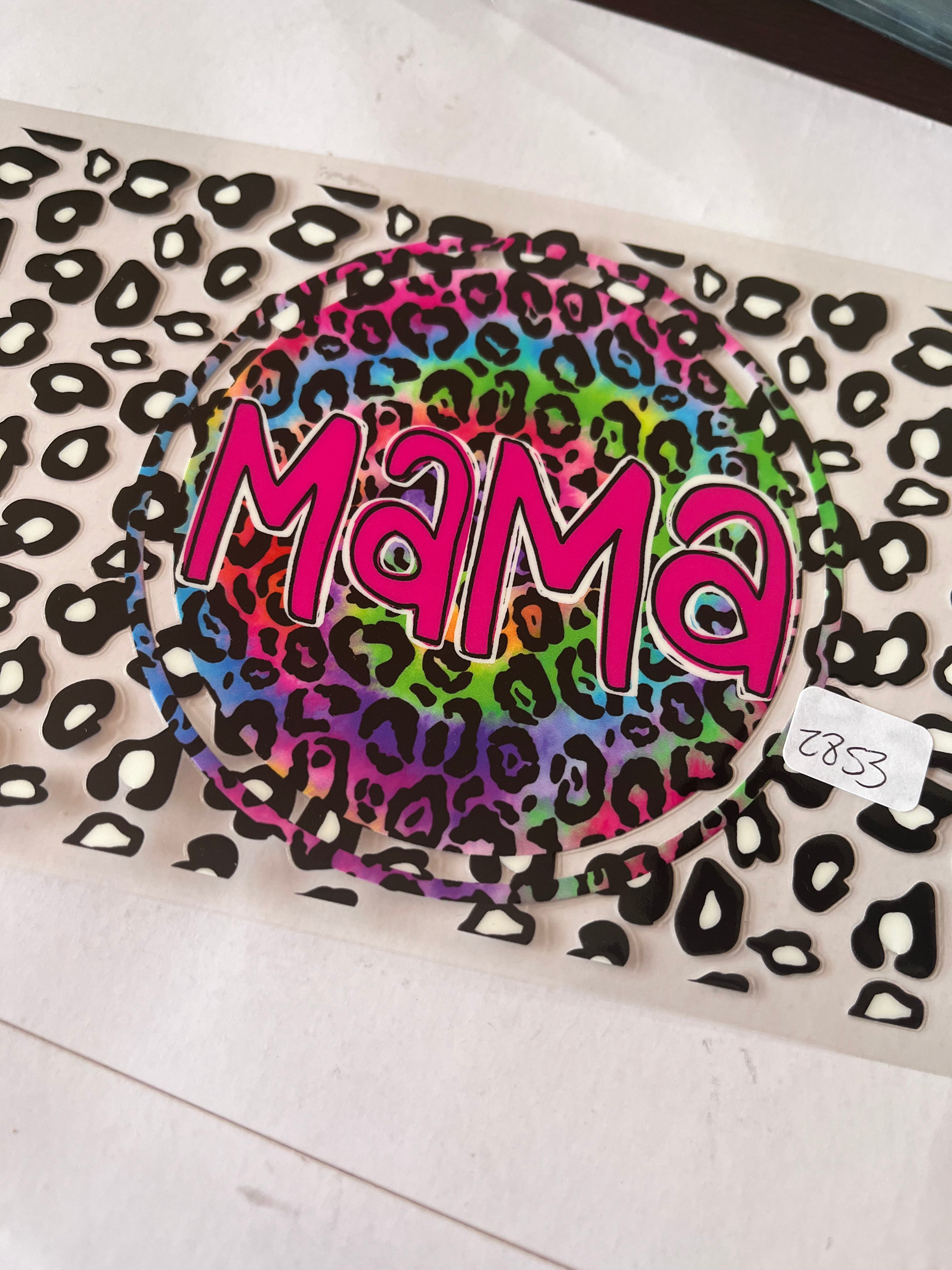 Mama rainbow animal print 2853