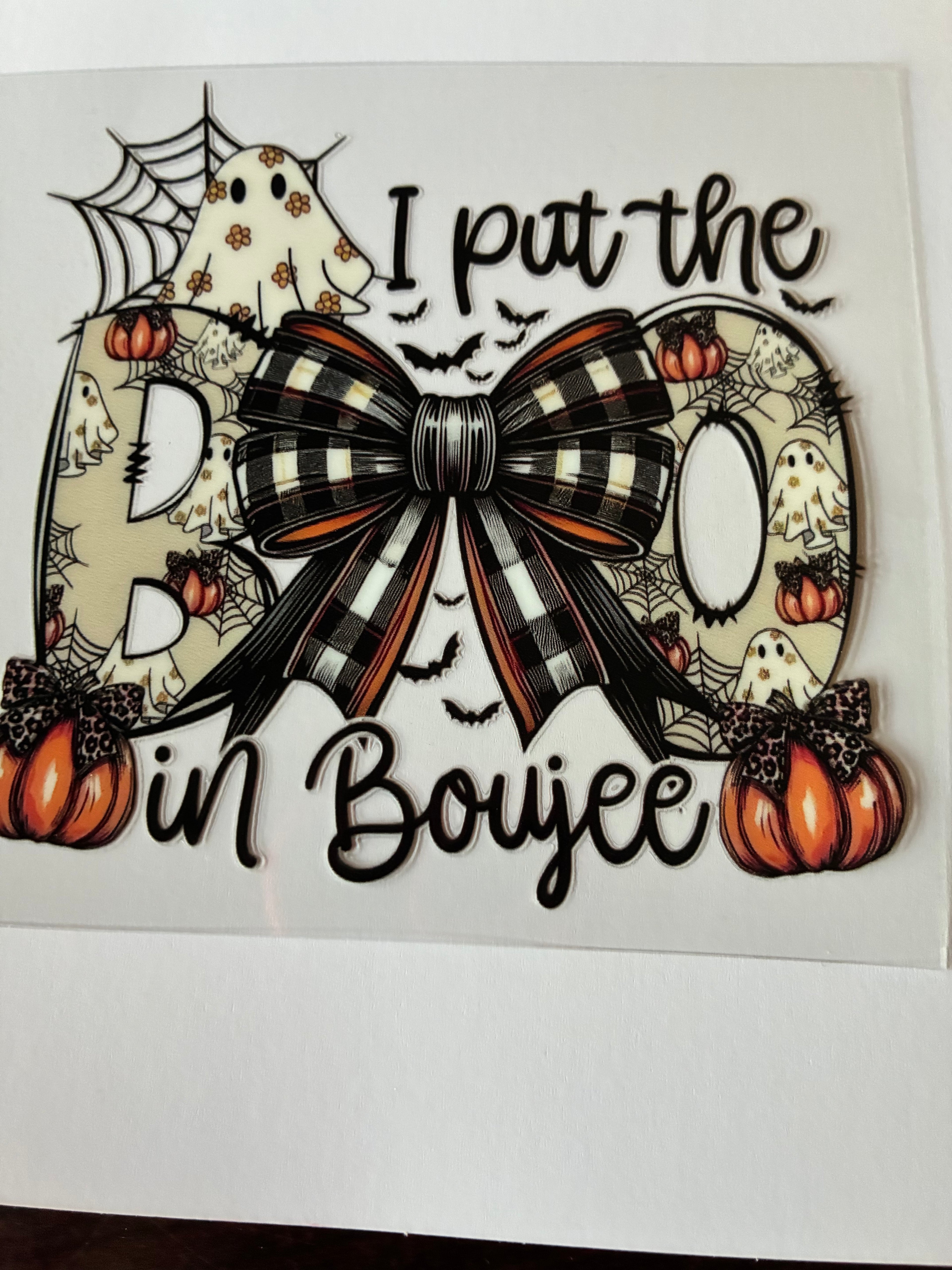 I put the boo in boujee 696 decal