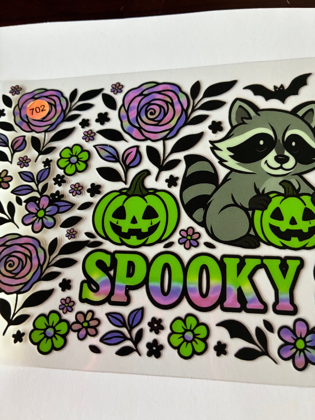 Raccoon spooky season 702