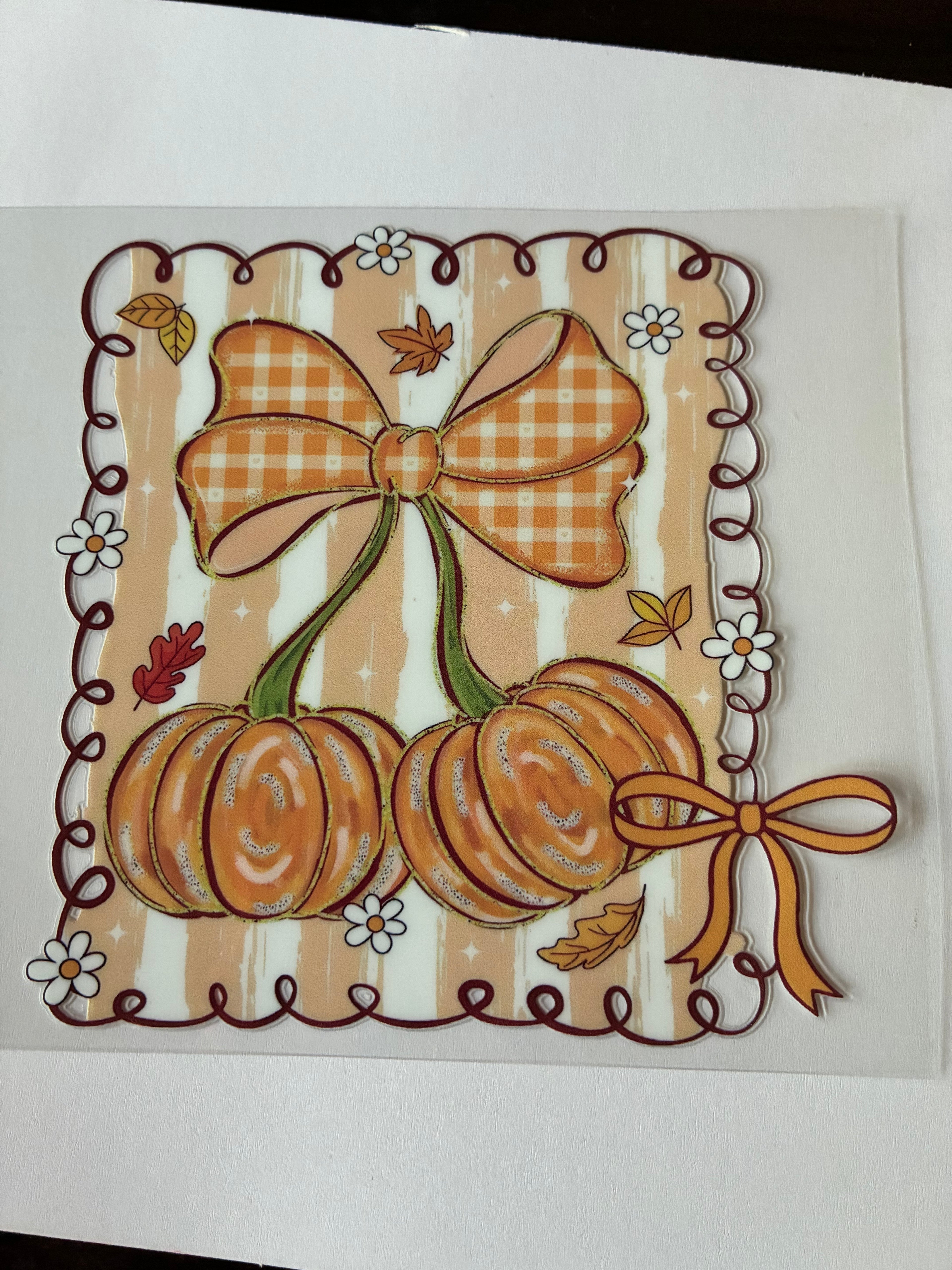 Cherry fall theme decal 710