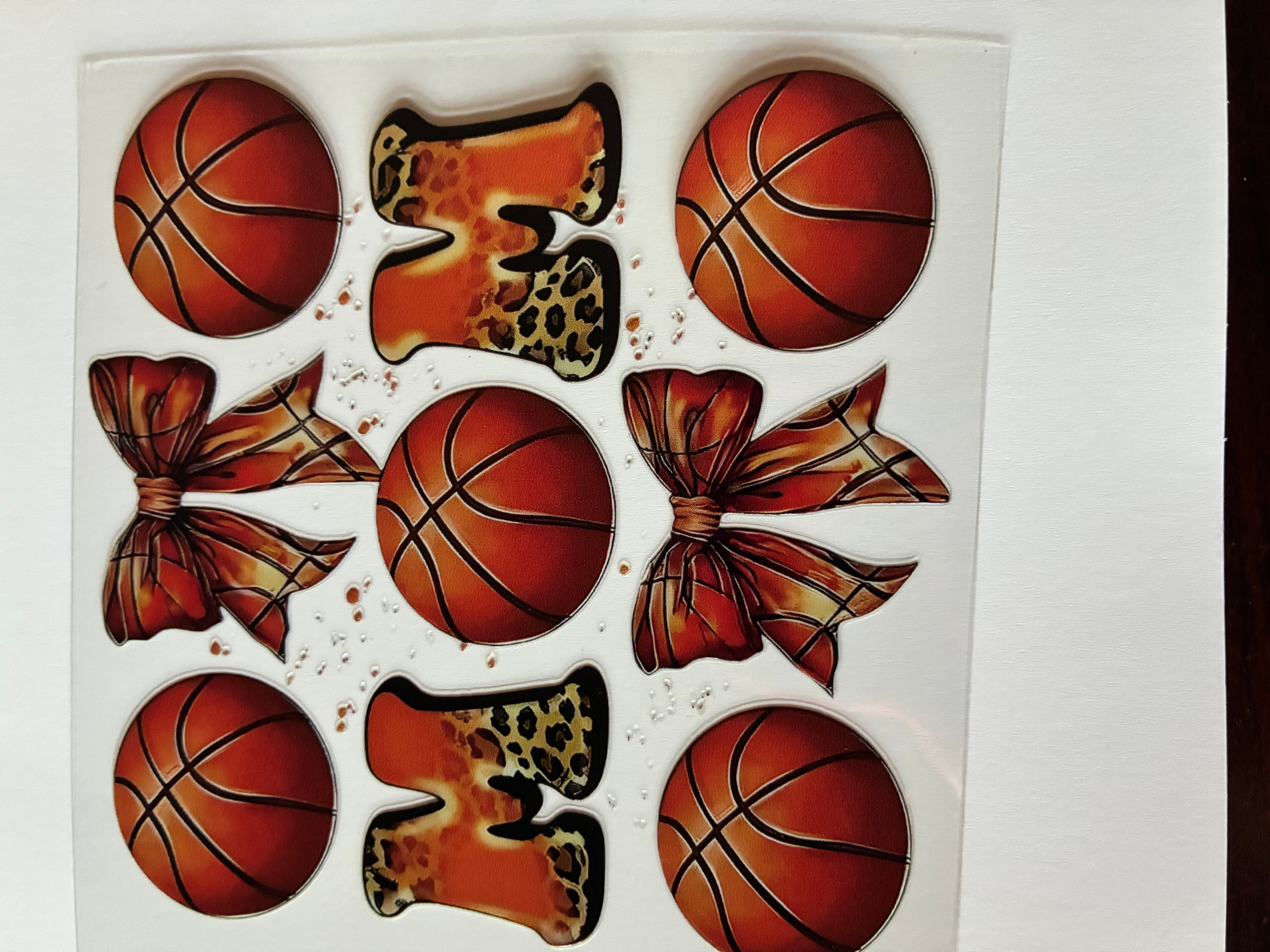 Basket ball mom decal 725