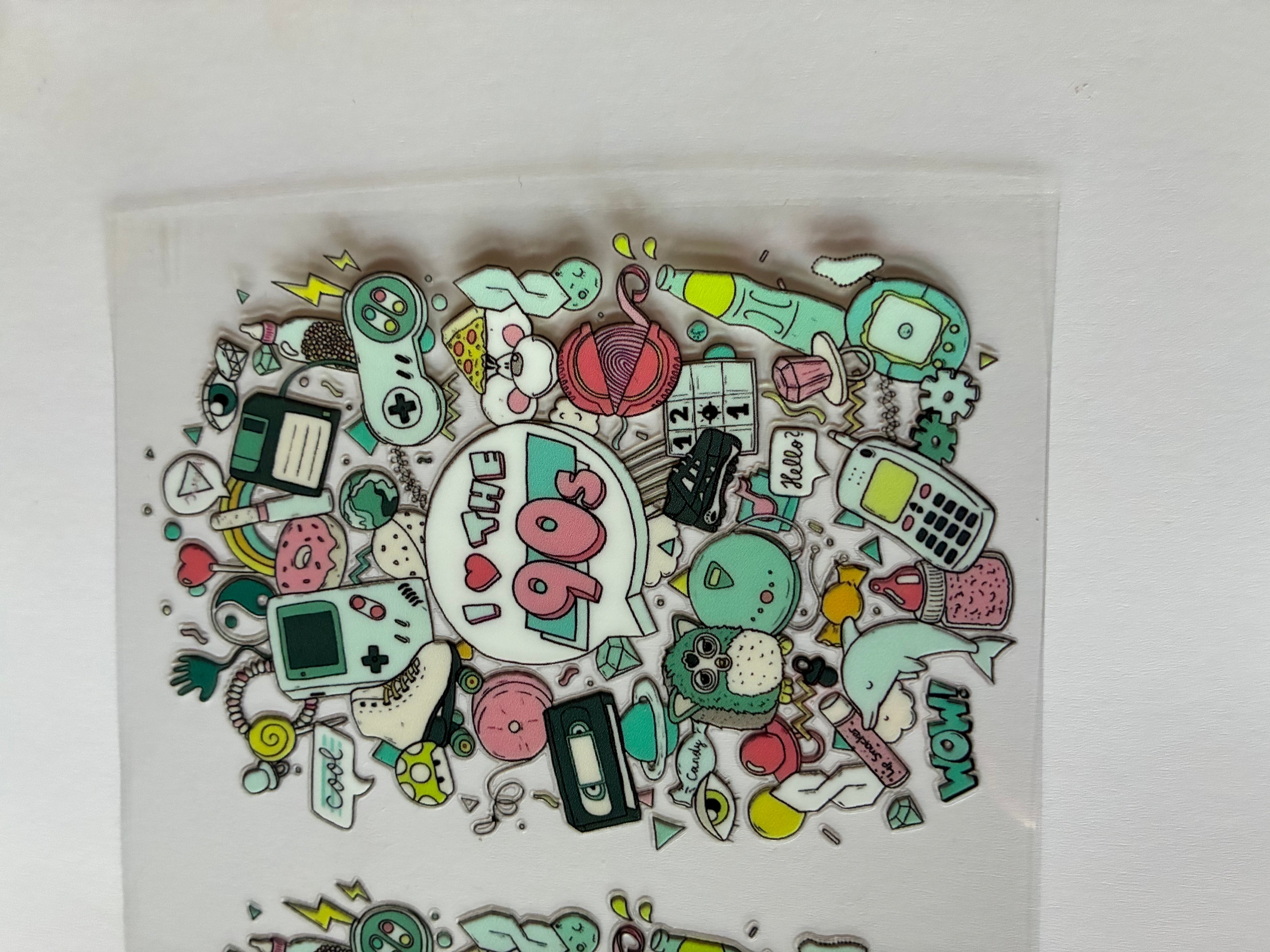 90s. Theme decal 738