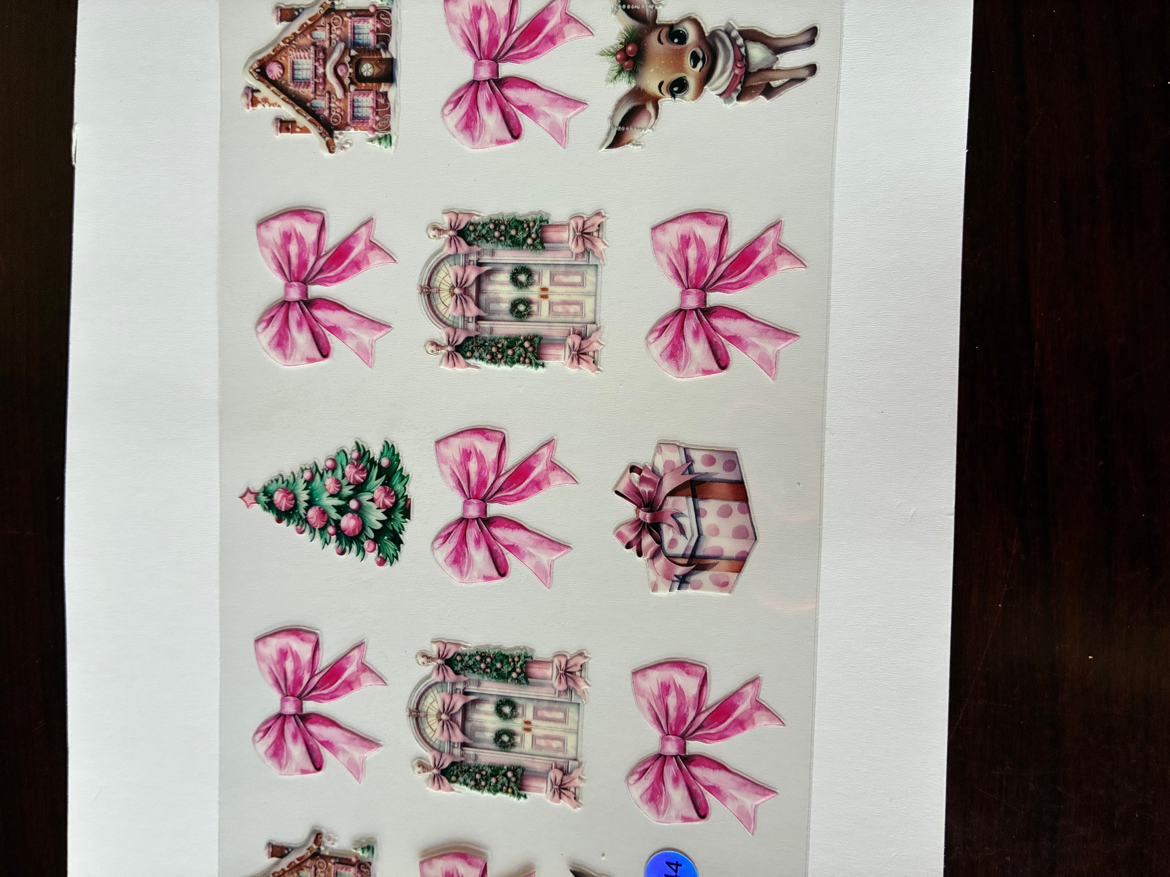 Christmas pink theme 744