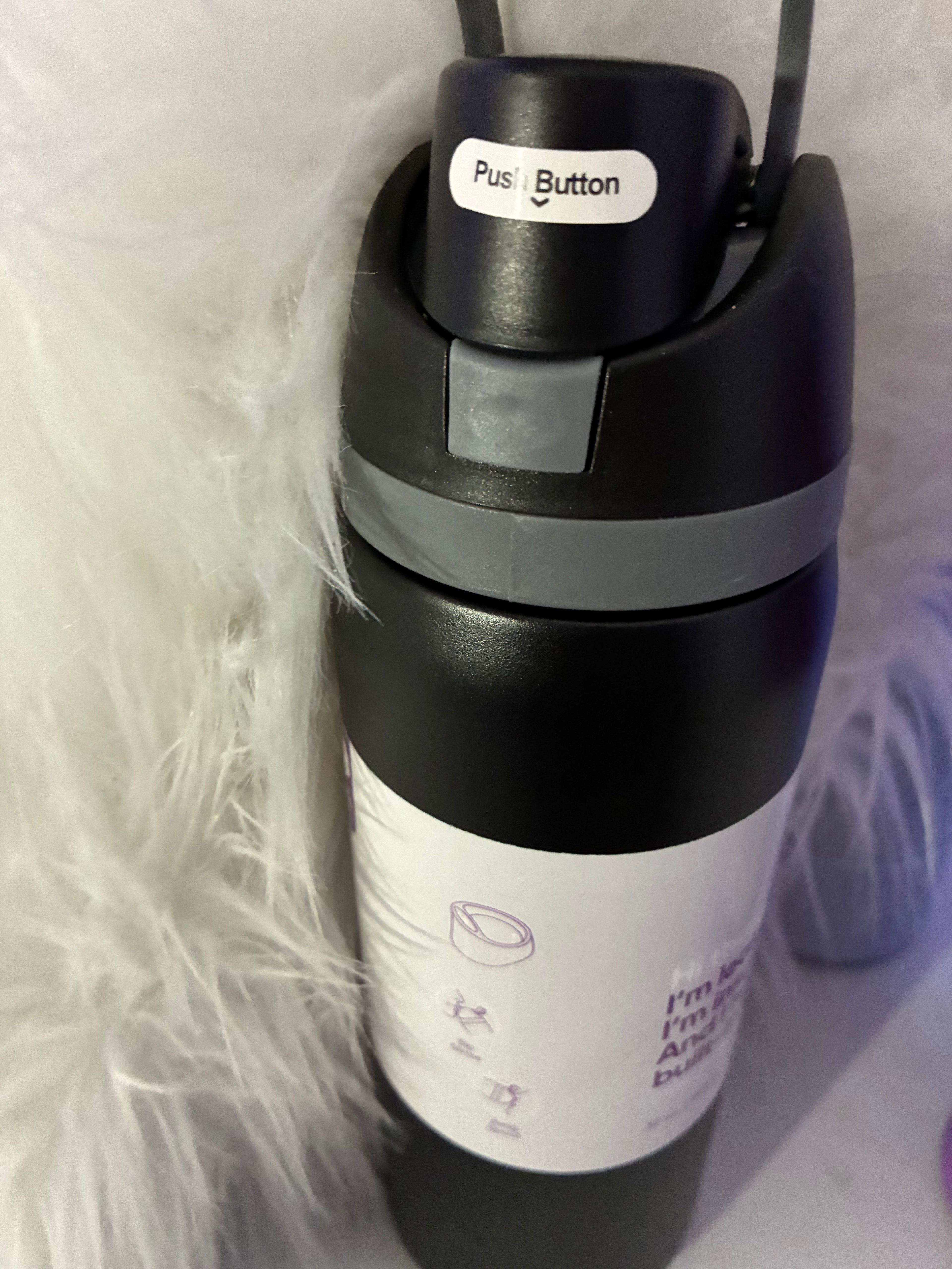 32oz ss black water bottle